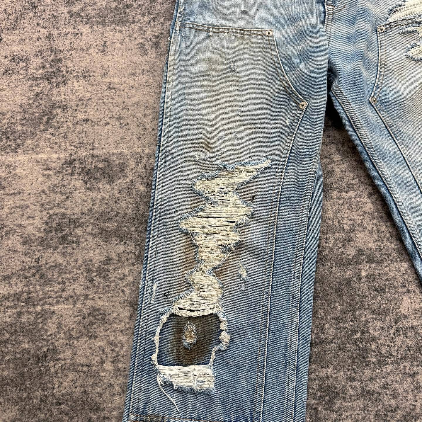 MM6 MM6 Maison Margiela Distressed Carpenter Jeans Size 25 Size 25" / US 0 / IT 36 - 6 Thumbnail