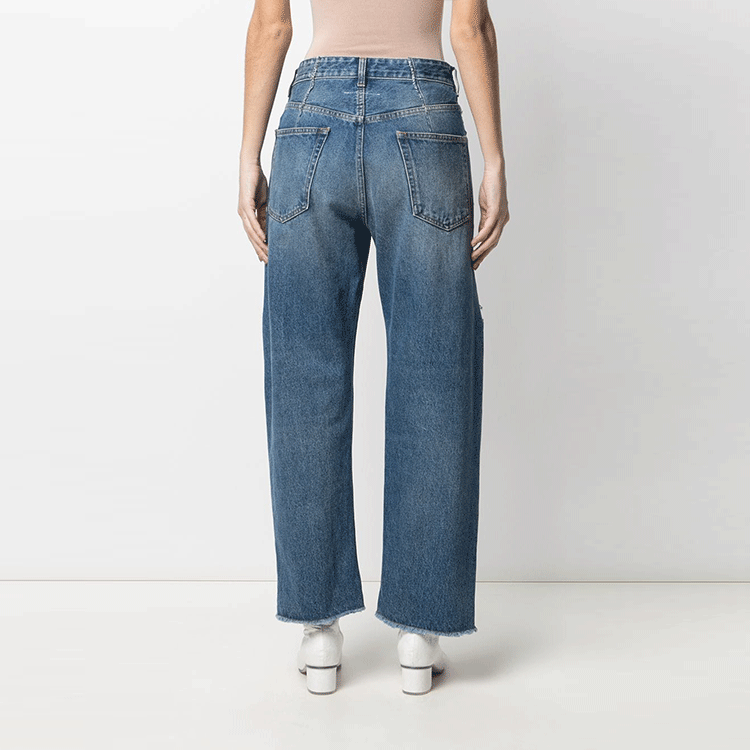 MM6 MM6 Maison Margiela Distressed Denim Jeans Size 38 Size 26" / US 2 / IT 38 - 11 Thumbnail