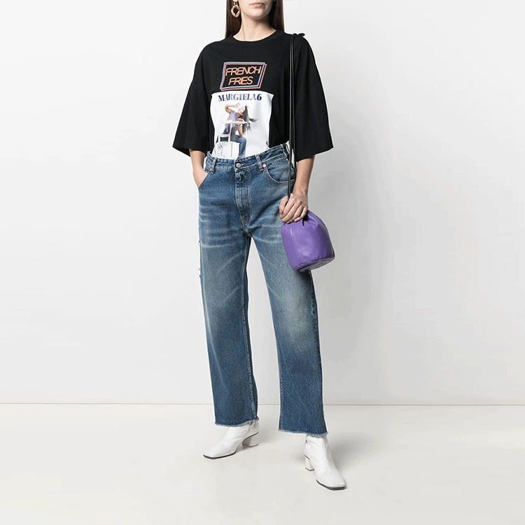 MM6 MM6 Maison Margiela Distressed Denim Jeans Size 38 Size 26" / US 2 / IT 38 - 9 Thumbnail