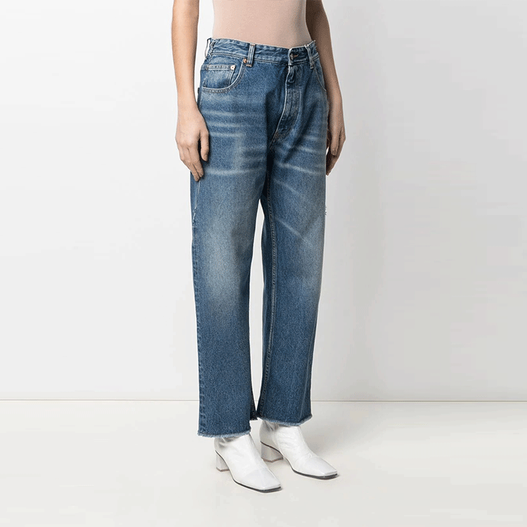 MM6 MM6 Maison Margiela Distressed Denim Jeans Size 38 Size 26" / US 2 / IT 38 - 10 Thumbnail