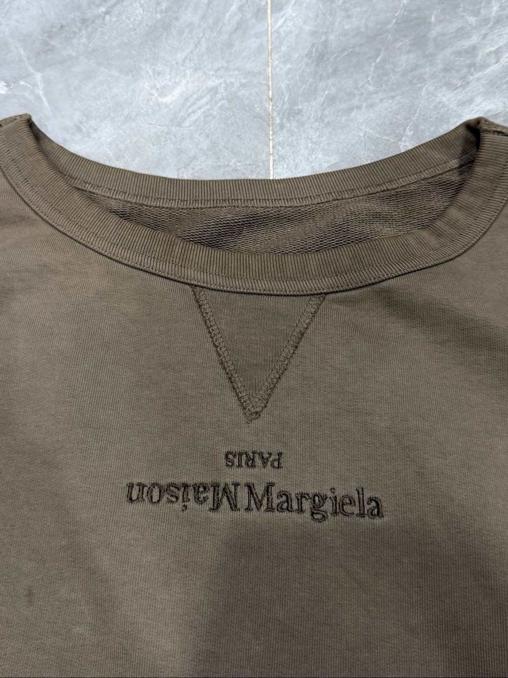 Maison Margiela Maison Margiela Logo Embroidery Sweatshirt Size L Size US L / EU 52-54 / 3 - 7 Thumbnail