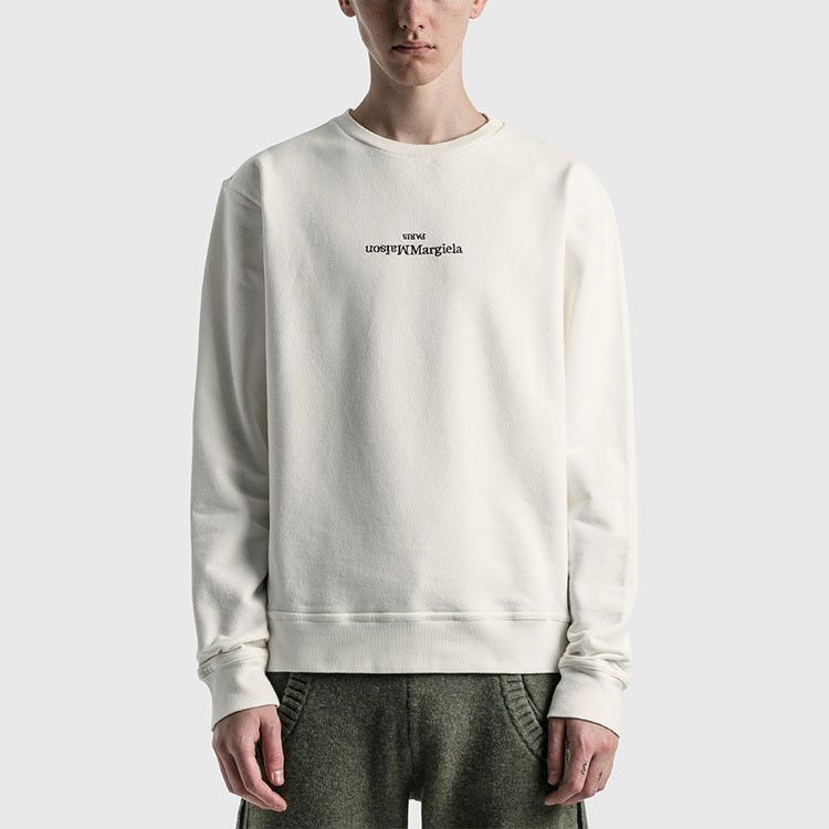 Maison Margiela Maison Margiela Inverted Logo Sweatshirt Size S Size US S / EU 44-46 / 1 - 16 Thumbnail