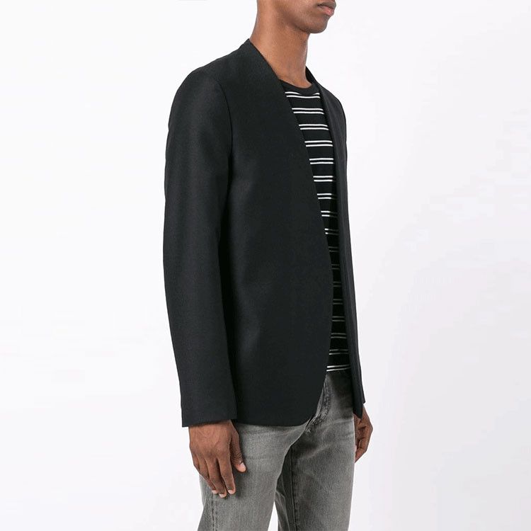 Maison Margiela Maison Margiela Collarless Blazer Size 44R Size 44R - 9 Thumbnail