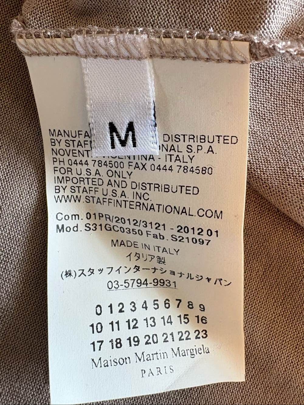Maison Margiela Maison Margiela Gray T-Shirt Size M Size US M / EU 48-50 / 2 - 6 Thumbnail