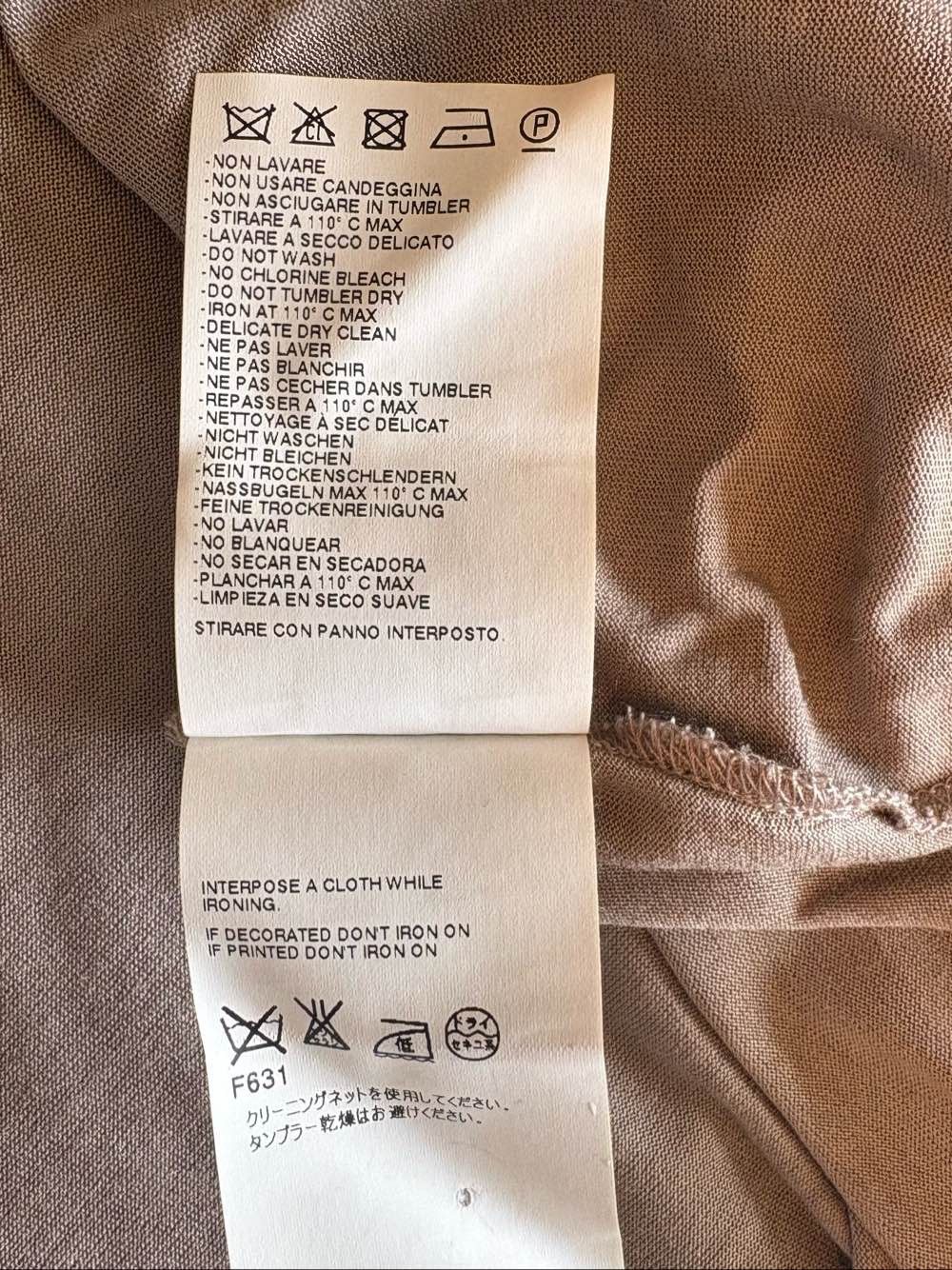 Maison Margiela Maison Margiela Gray T-Shirt Size M Size US M / EU 48-50 / 2 - 4 Thumbnail