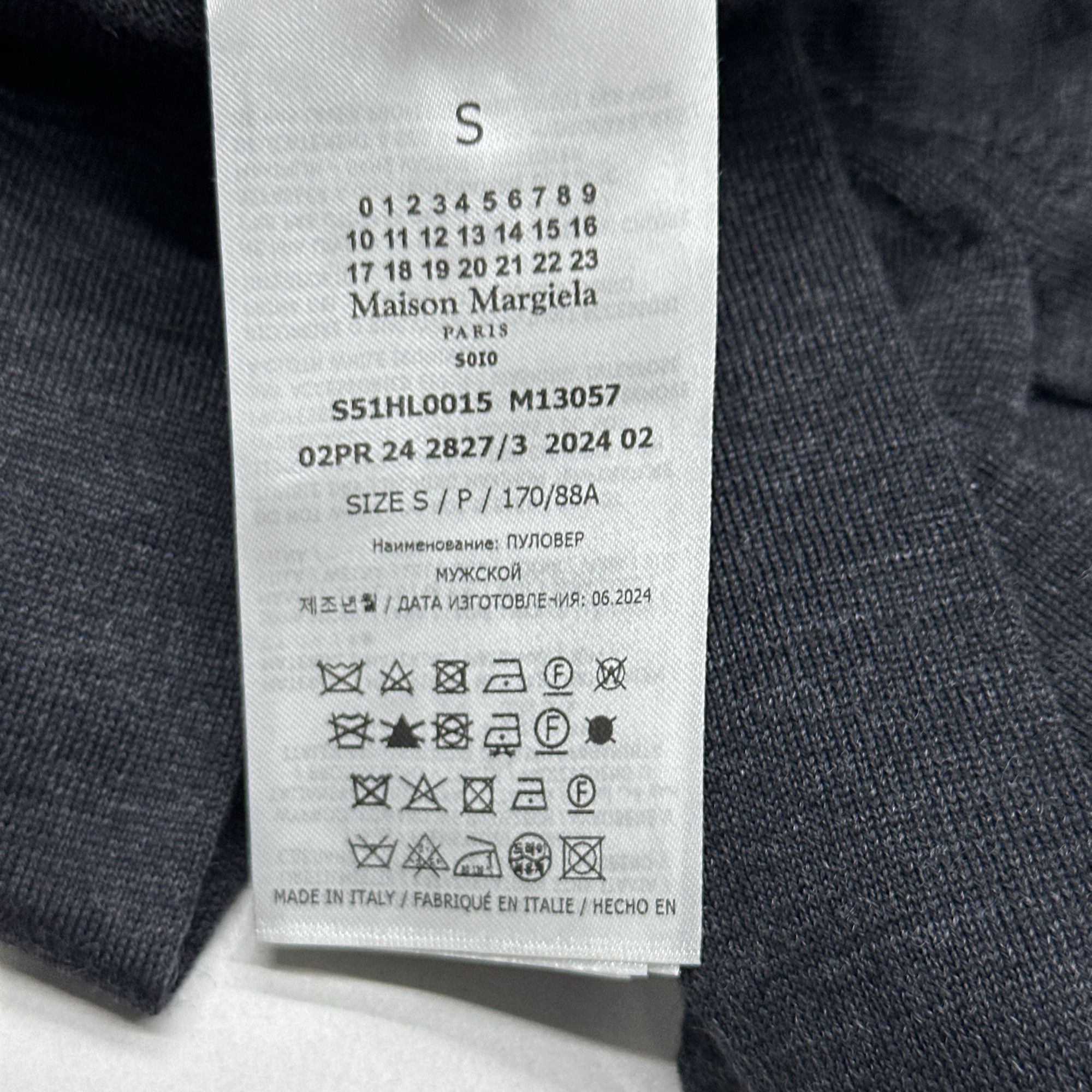 Maison Margiela Maison Margiela Turtleneck Sweater Dark Gray Size S Size US S / EU 44-46 / 1 - 4 Thumbnail
