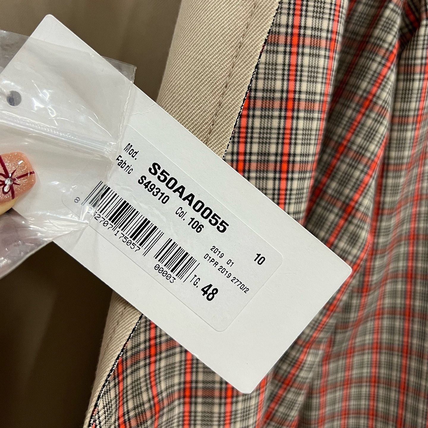 Maison Margiela Maison Margiela Reversible Plaid Coat Size 48 Size US M / EU 48-50 / 2 - 5 Thumbnail