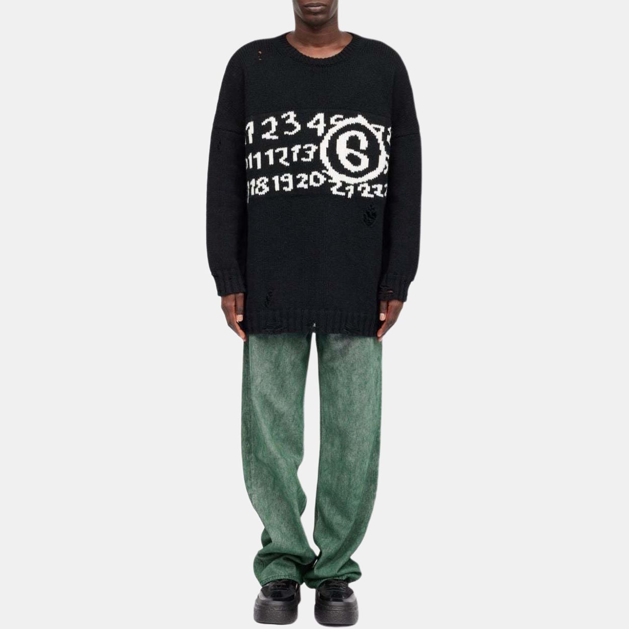 Maison Margiela MM6 Maison Margiela Numeric Logo Sweater Size M Size US M / EU 48-50 / 2 - 8 Thumbnail