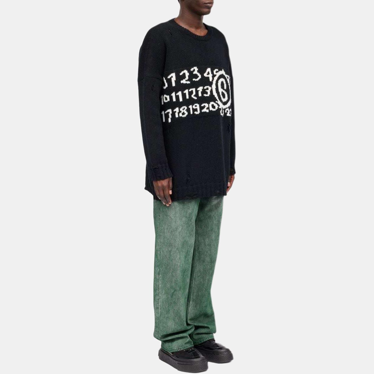 Maison Margiela MM6 Maison Margiela Numeric Logo Sweater Size M Size US M / EU 48-50 / 2 - 10 Thumbnail