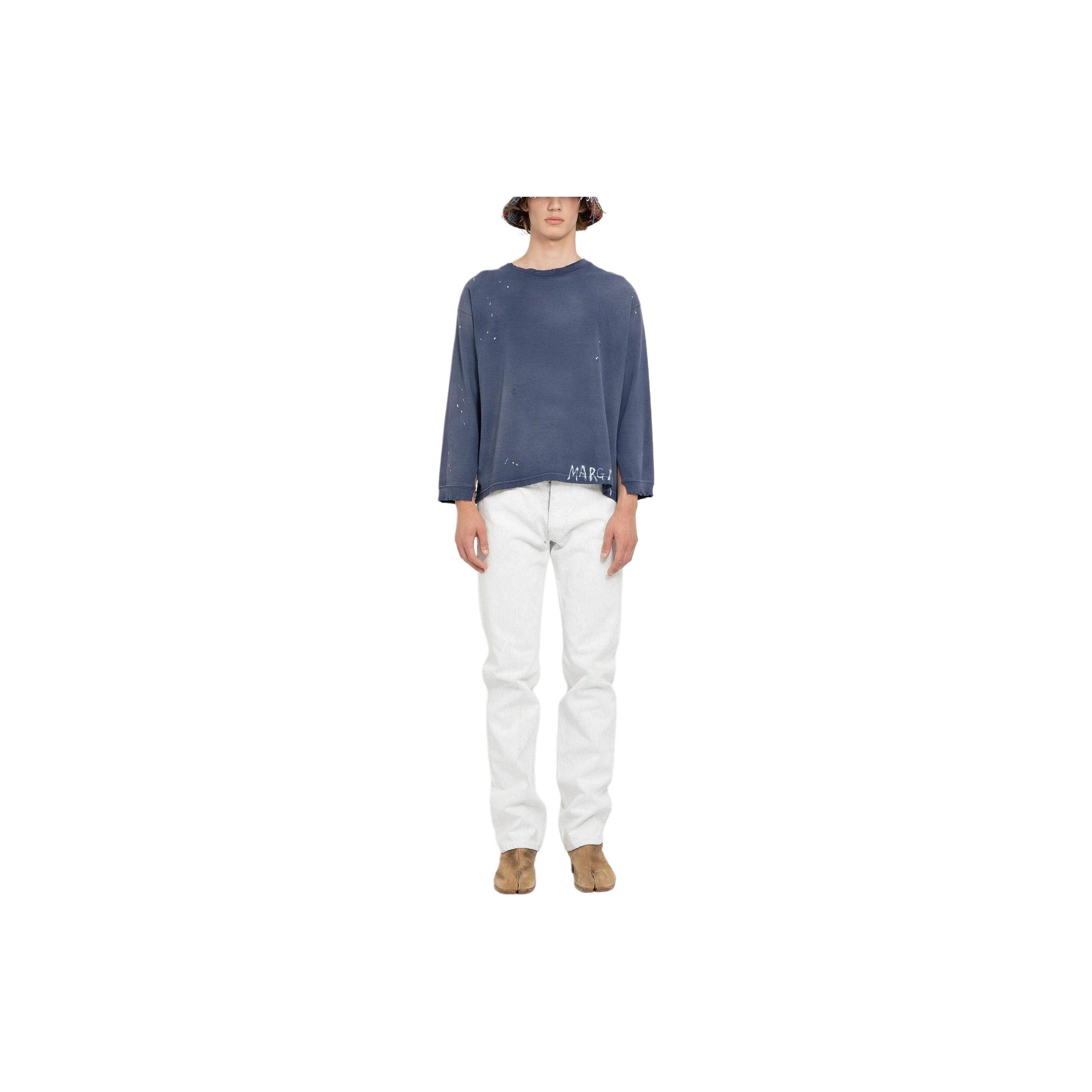 Maison Margiela Maison Margiela Logo Print Long Sleeve T-Shirt Size XXS Size US XXS / EU 40 - 10 Thumbnail