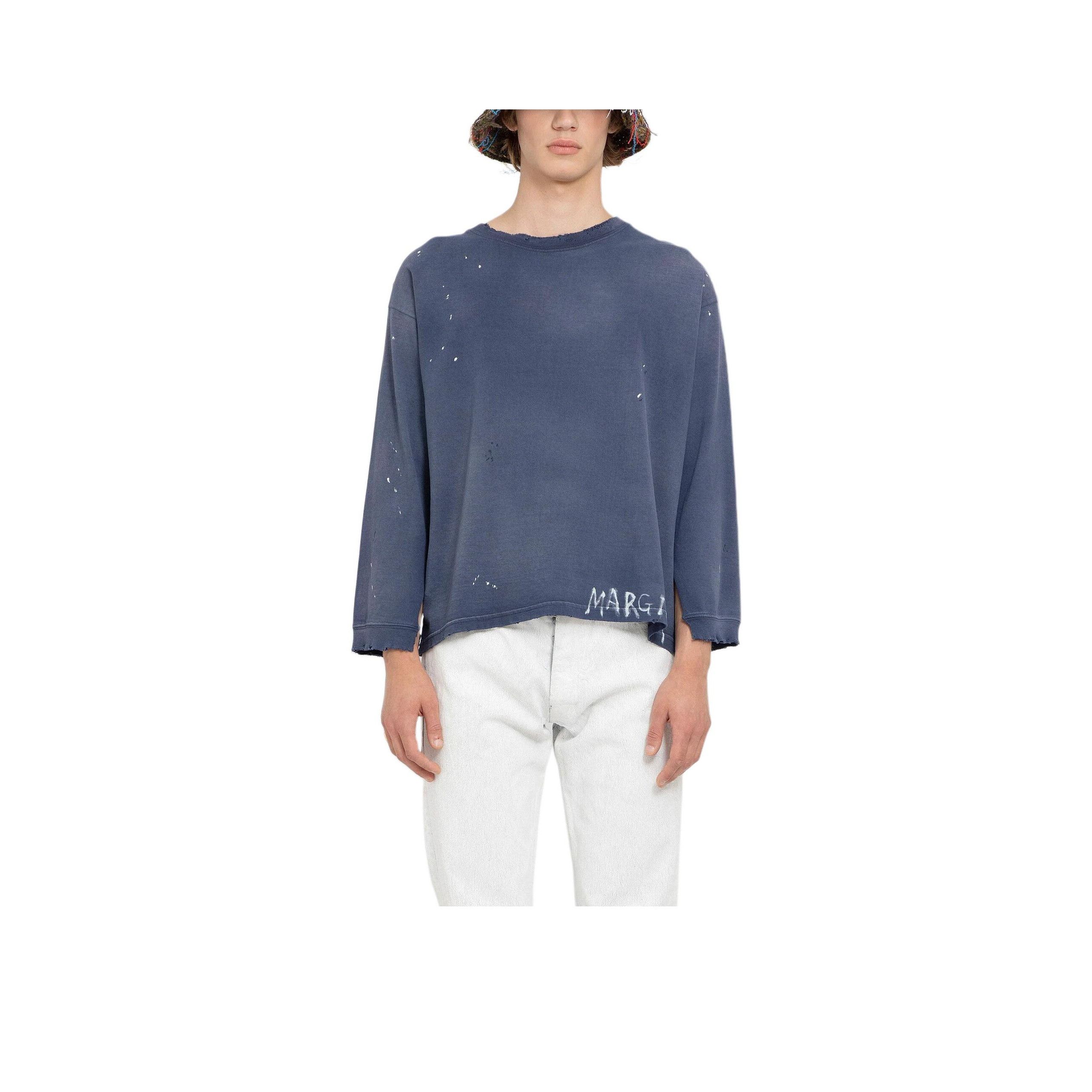 Maison Margiela Maison Margiela Logo Print Long Sleeve T-Shirt Size XXS Size US XXS / EU 40 - 9 Thumbnail