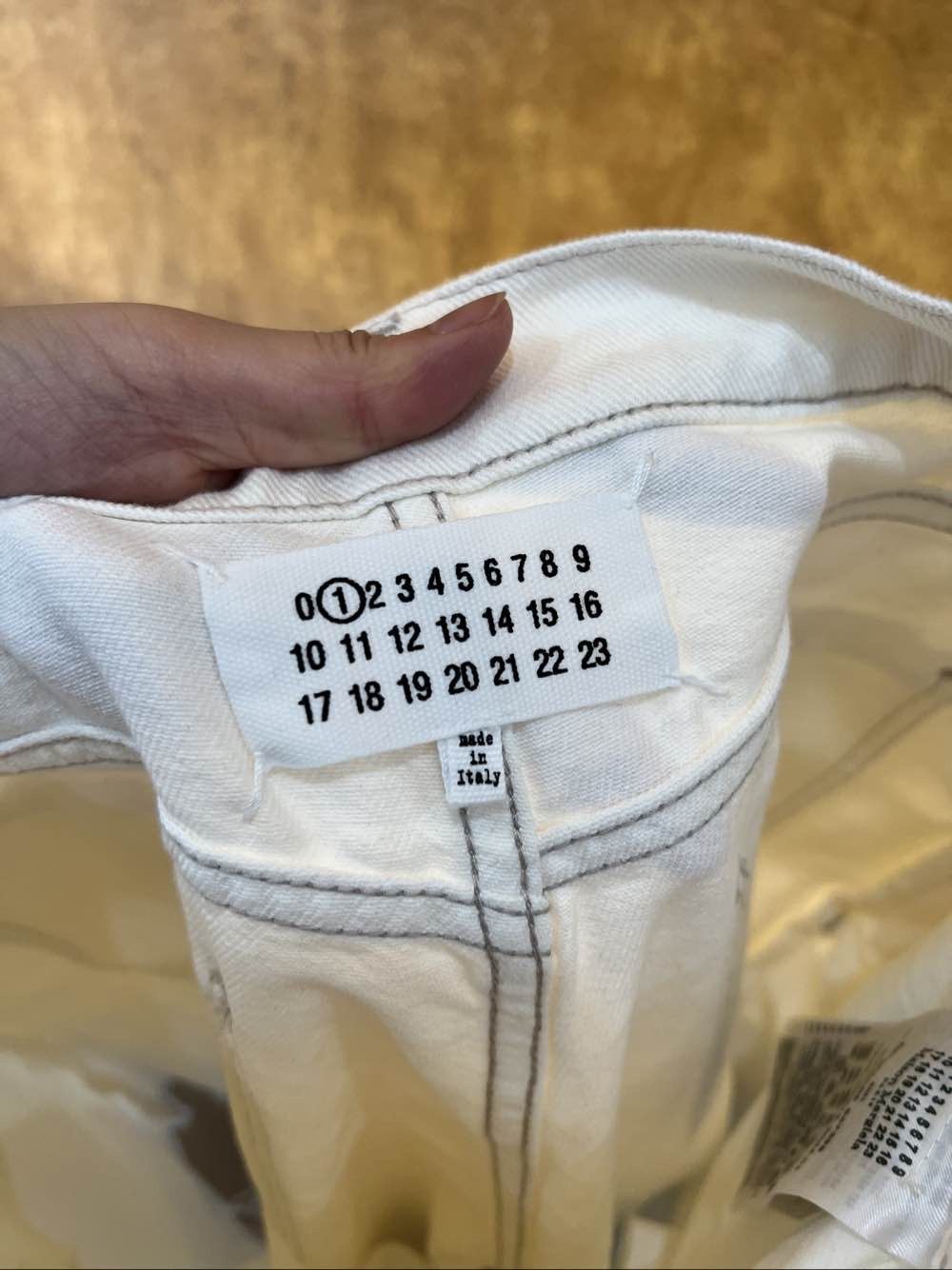 Maison Margiela Maison Margiela White Cut-Out Jeans Size 40 Size 27" / US 4 / IT 40 - 3 Thumbnail