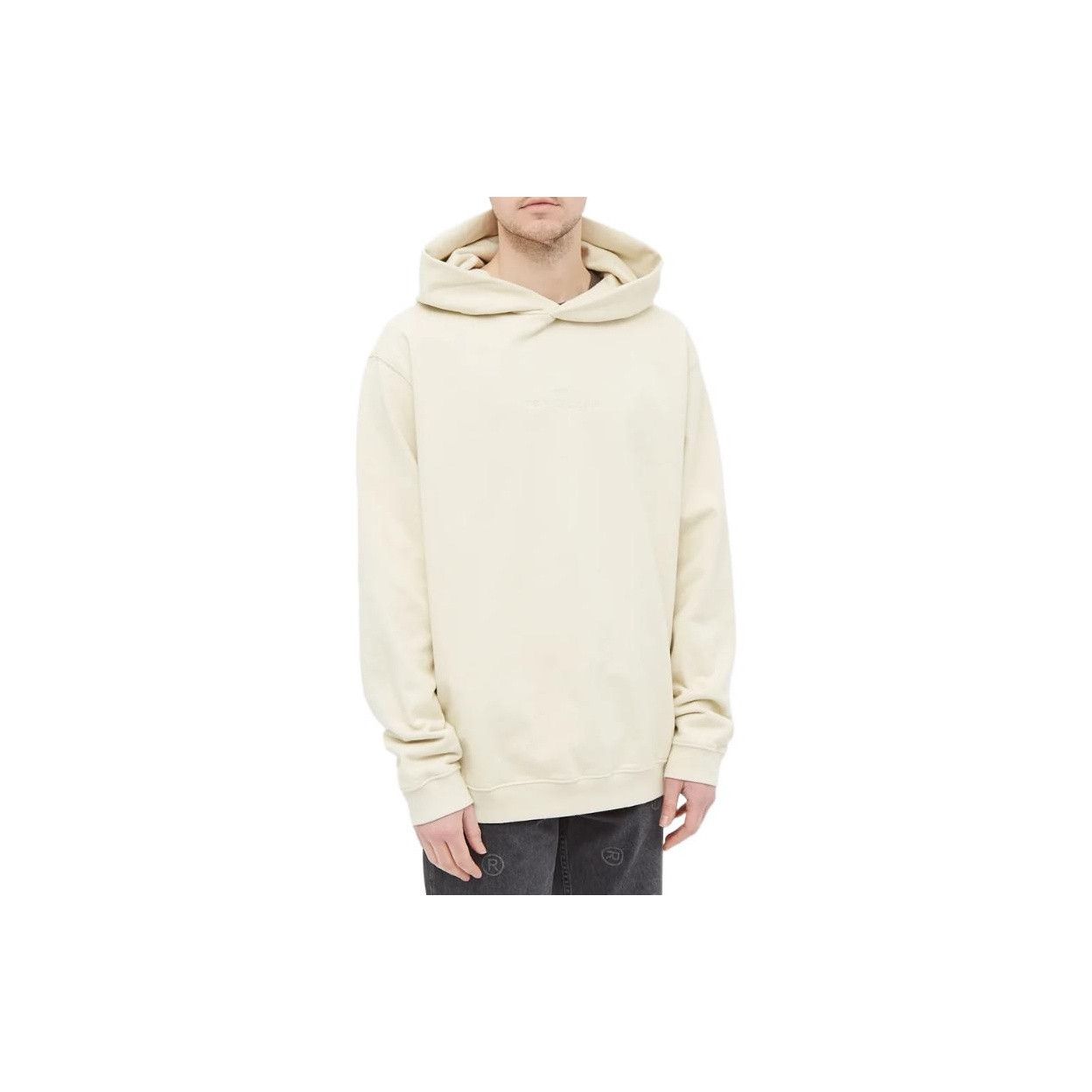 Maison Margiela Maison Margiela Embroidered Logo Hoodie Beige Size S Size US S / EU 44-46 / 1 - 7 Thumbnail