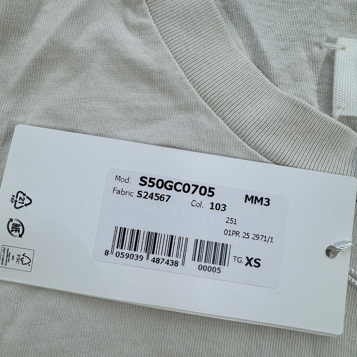Maison Margiela Maison Margiela Embroidered Logo T-Shirt Size XS Size US XS / EU 42 / 0 - 5 Thumbnail