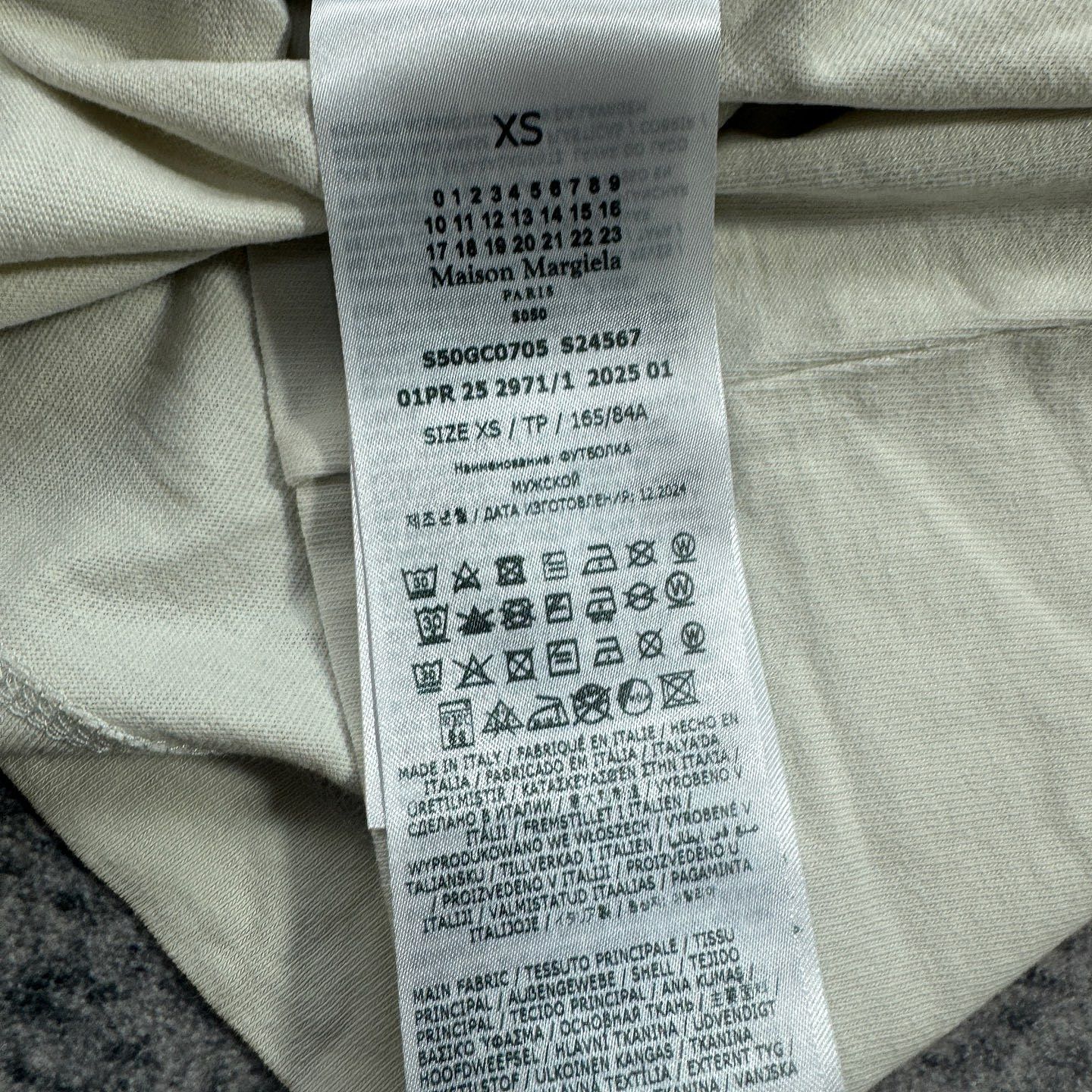 Maison Margiela Maison Margiela Embroidered Logo T-Shirt Size XS Size US XS / EU 42 / 0 - 4 Thumbnail
