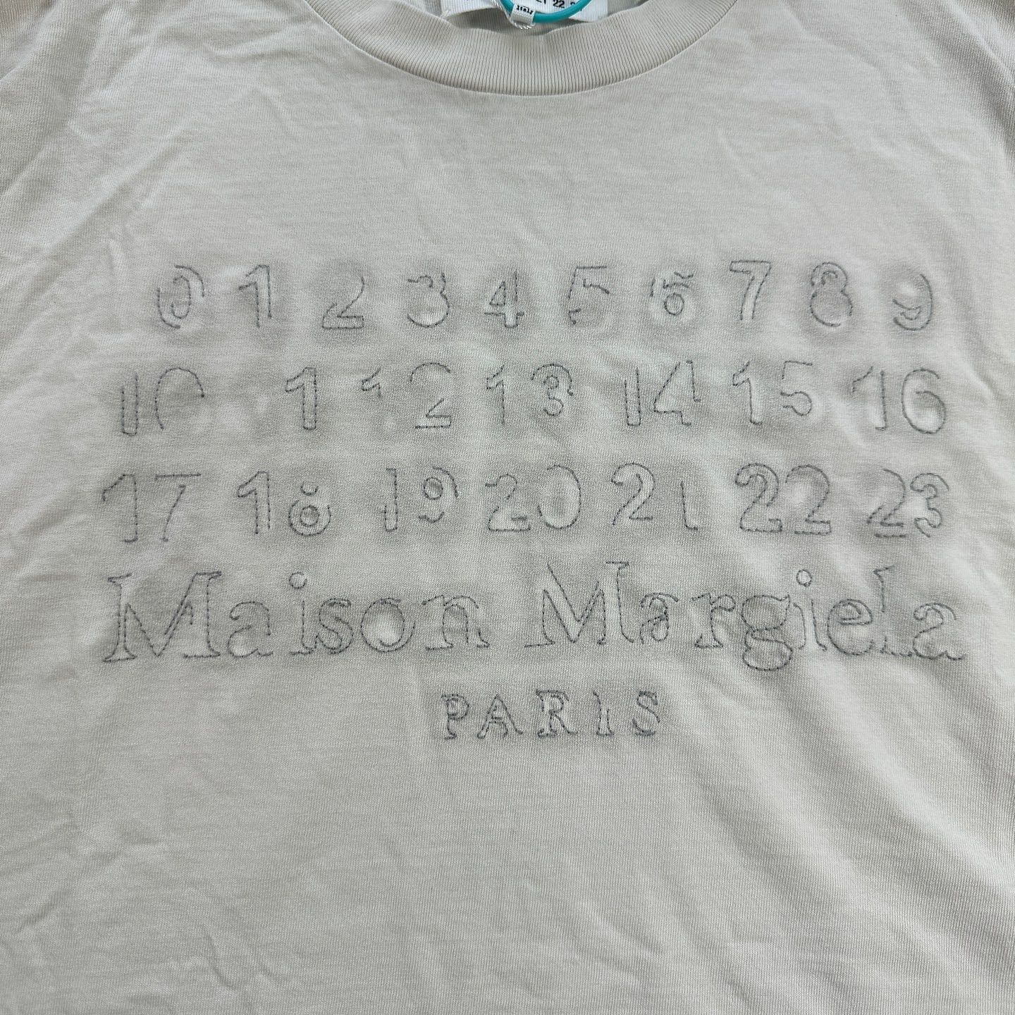 Maison Margiela Maison Margiela Embroidered Logo T-Shirt Size XS Size US XS / EU 42 / 0 - 6 Thumbnail
