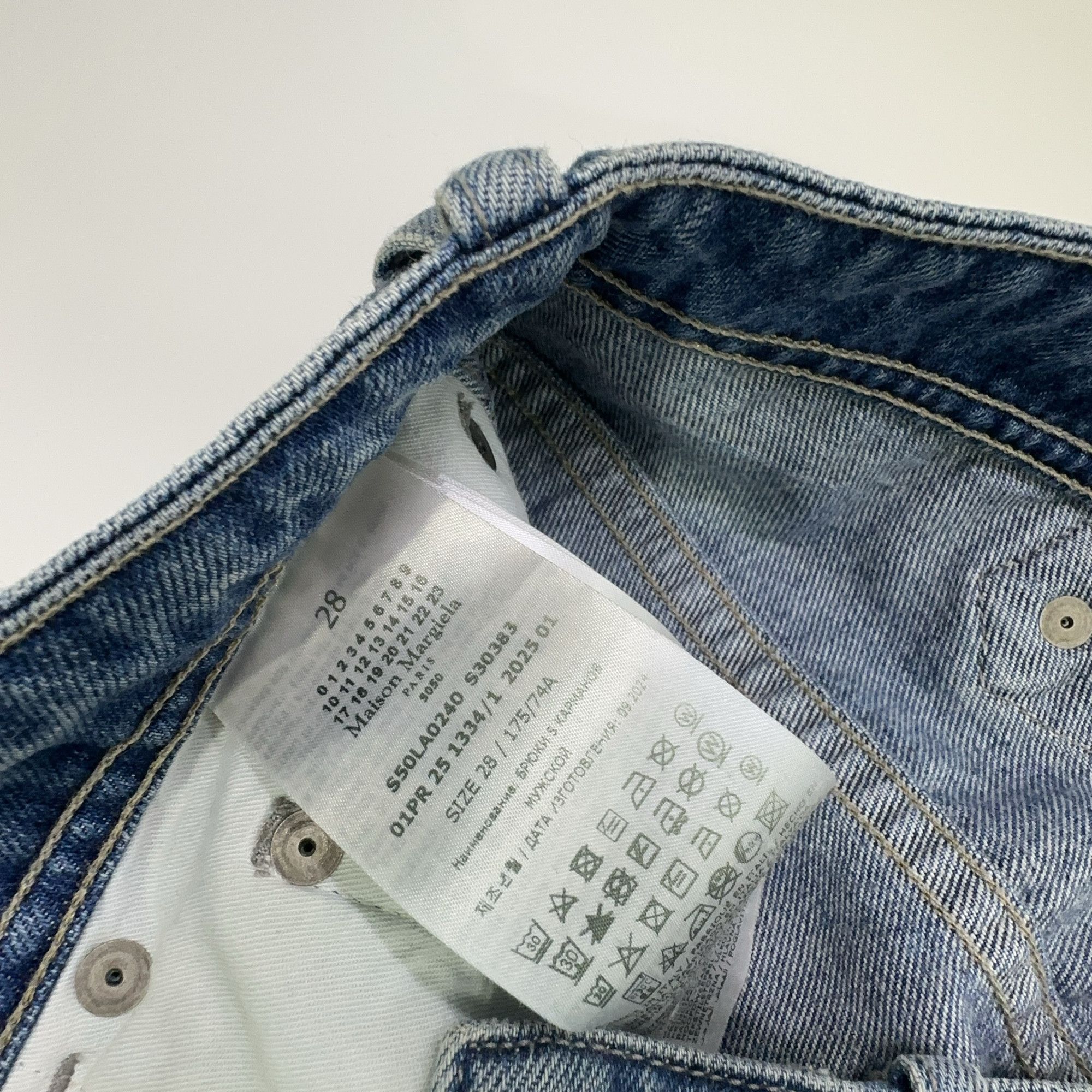 Maison Margiela Maison Margiela Buckle Back Denim Jeans Size 28 Size US 28 / EU 44 - 4 Thumbnail