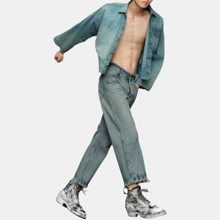 Maison Margiela Maison Margiela Buckle Back Denim Jeans Size 28 Size US 28 / EU 44 - 10 Thumbnail