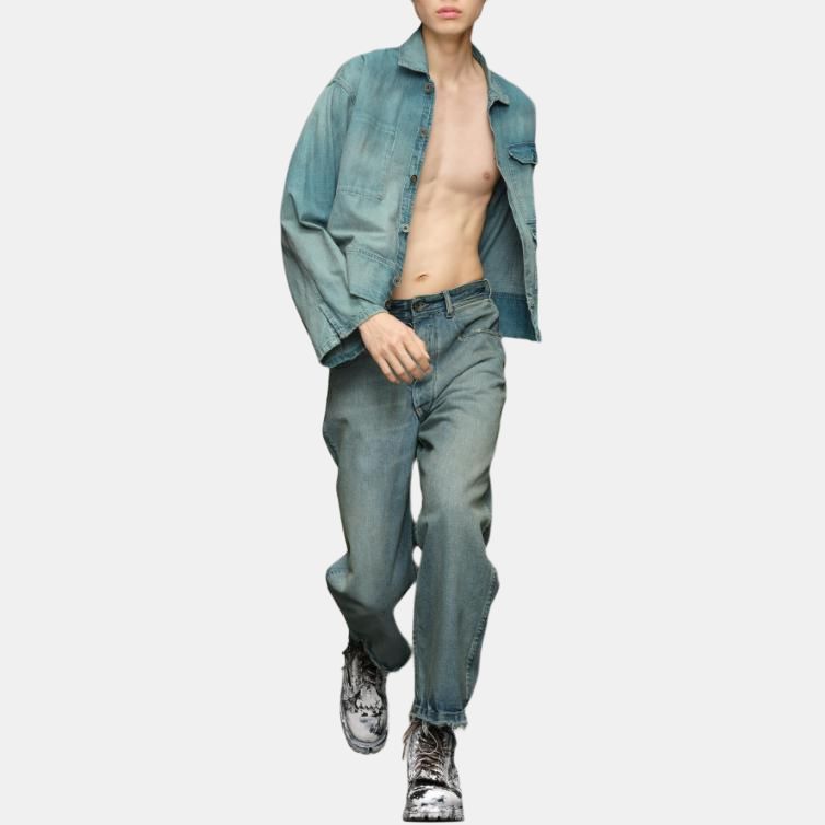 Maison Margiela Maison Margiela Buckle Back Denim Jeans Size 28 Size US 28 / EU 44 - 8 Thumbnail