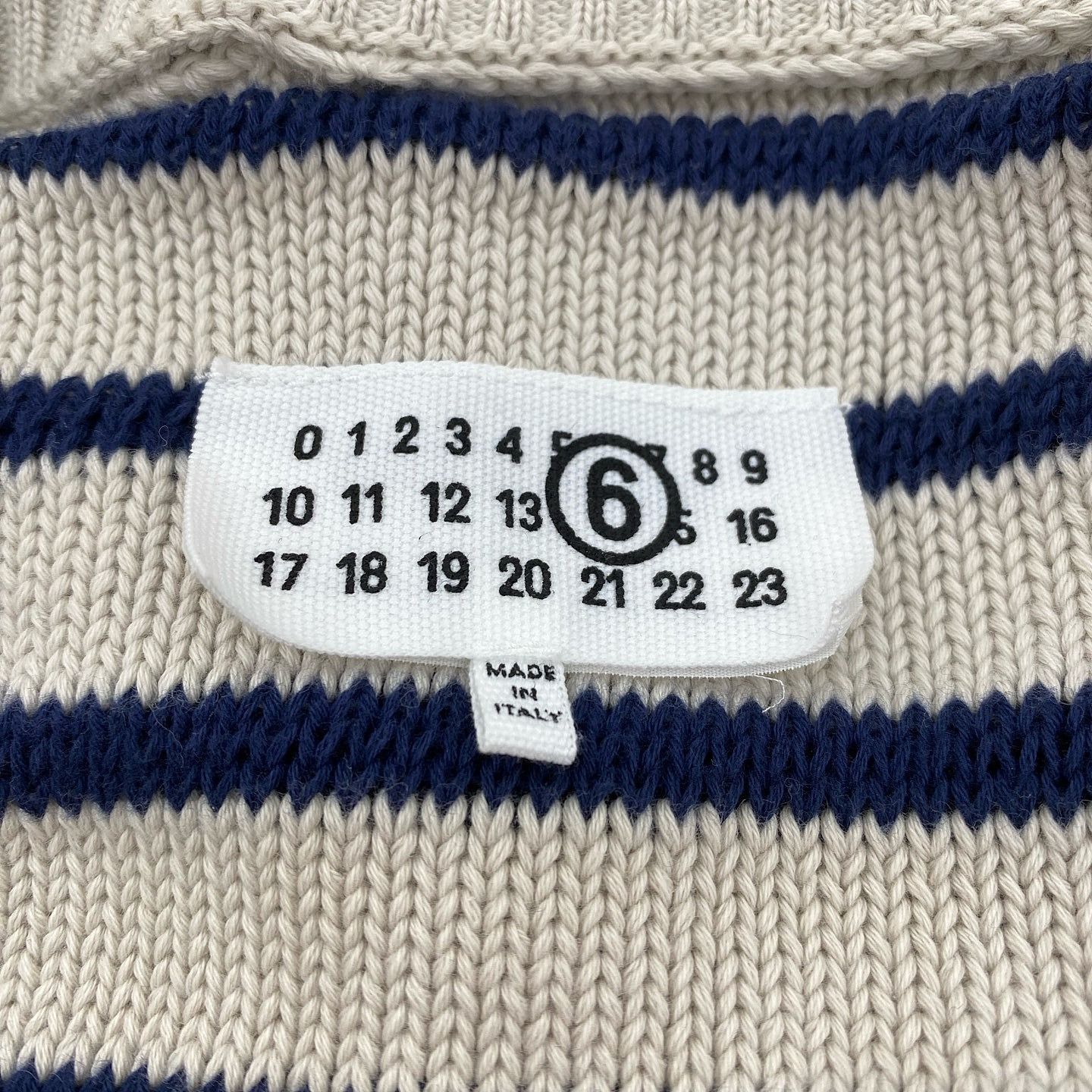MM6 MM6 Maison Margiela Distressed Striped Cardigan Size S Size S / US 4 / IT 40 - 3 Thumbnail