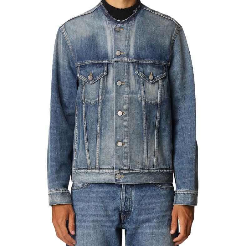 Maison Margiela Maison Margiela Frayed Collar Denim Jacket Size XS Size US XS / EU 42 / 0 - 11 Thumbnail