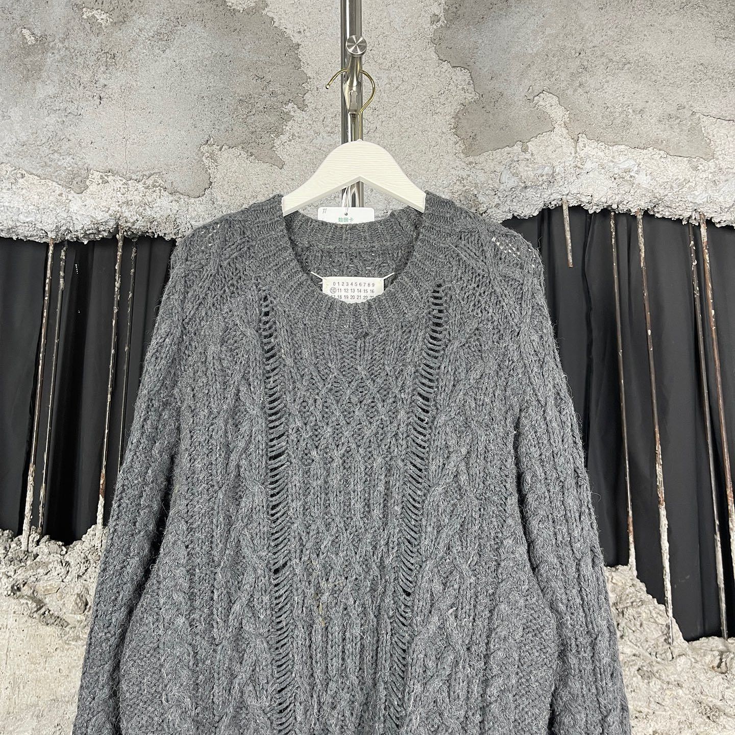 Maison Margiela Maison Margiela Cable Knit Sweater Size S Size US S / EU 44-46 / 1 - 5 Thumbnail