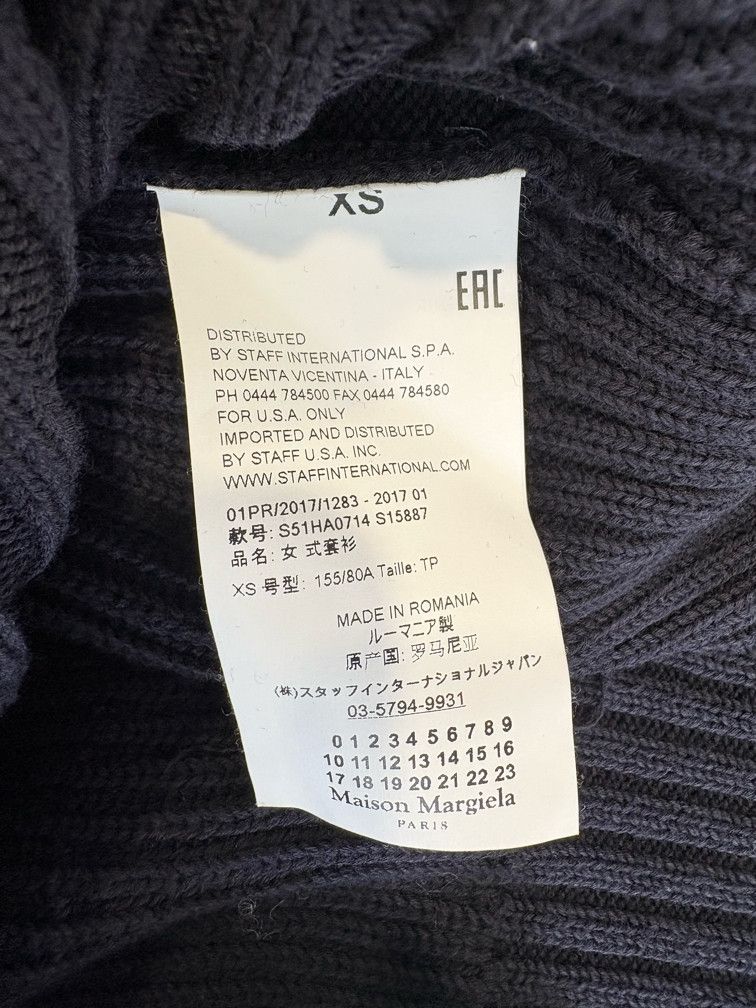 Maison Margiela Maison Margiela Striped Knit Cardigan Size XS Size XS / US 0-2 / IT 36-38 - 4 Thumbnail