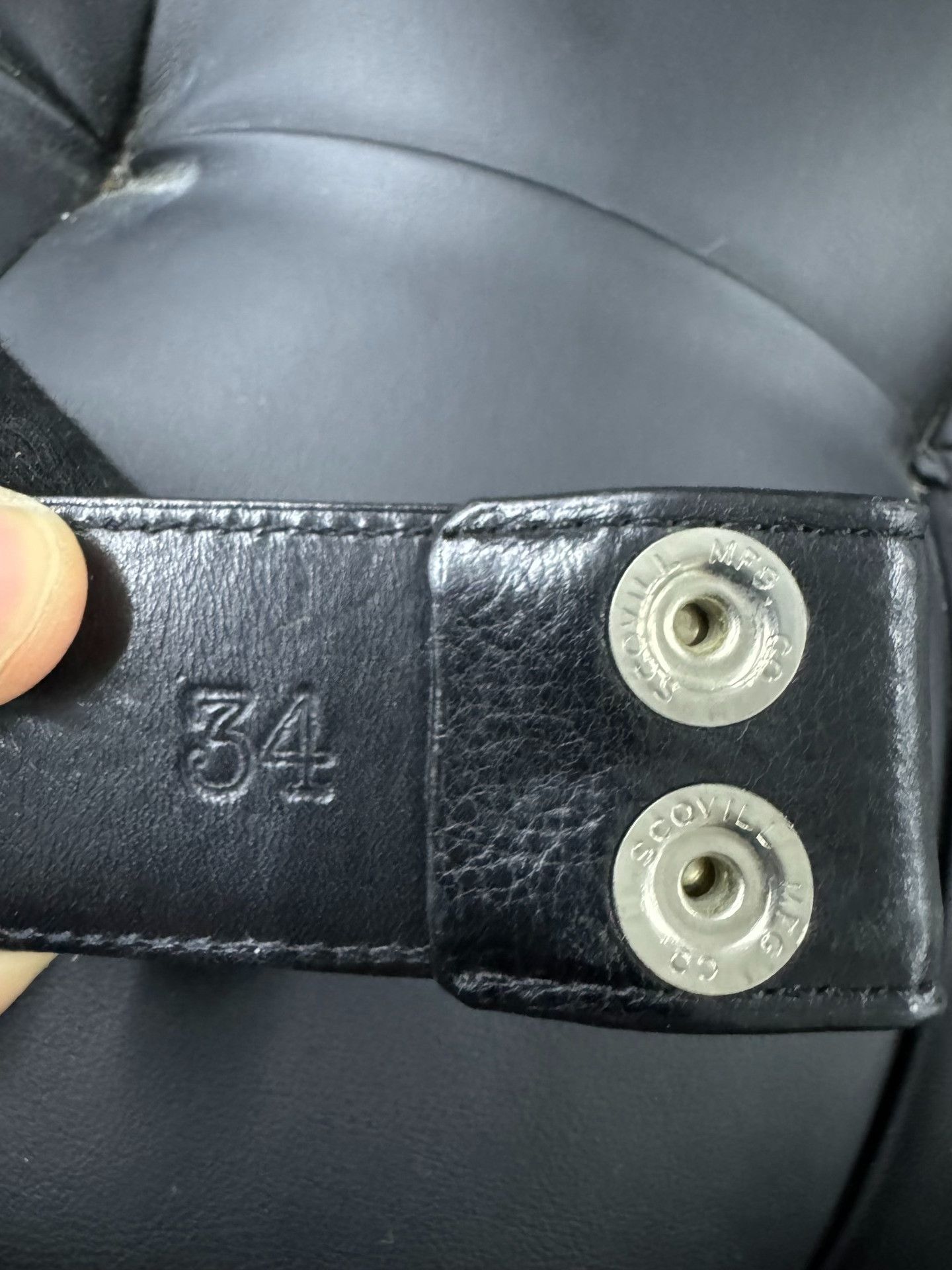 Chrome Hearts Chrome Hearts Cross Silver Rivet Belt Size ONE SIZE - 7 Thumbnail