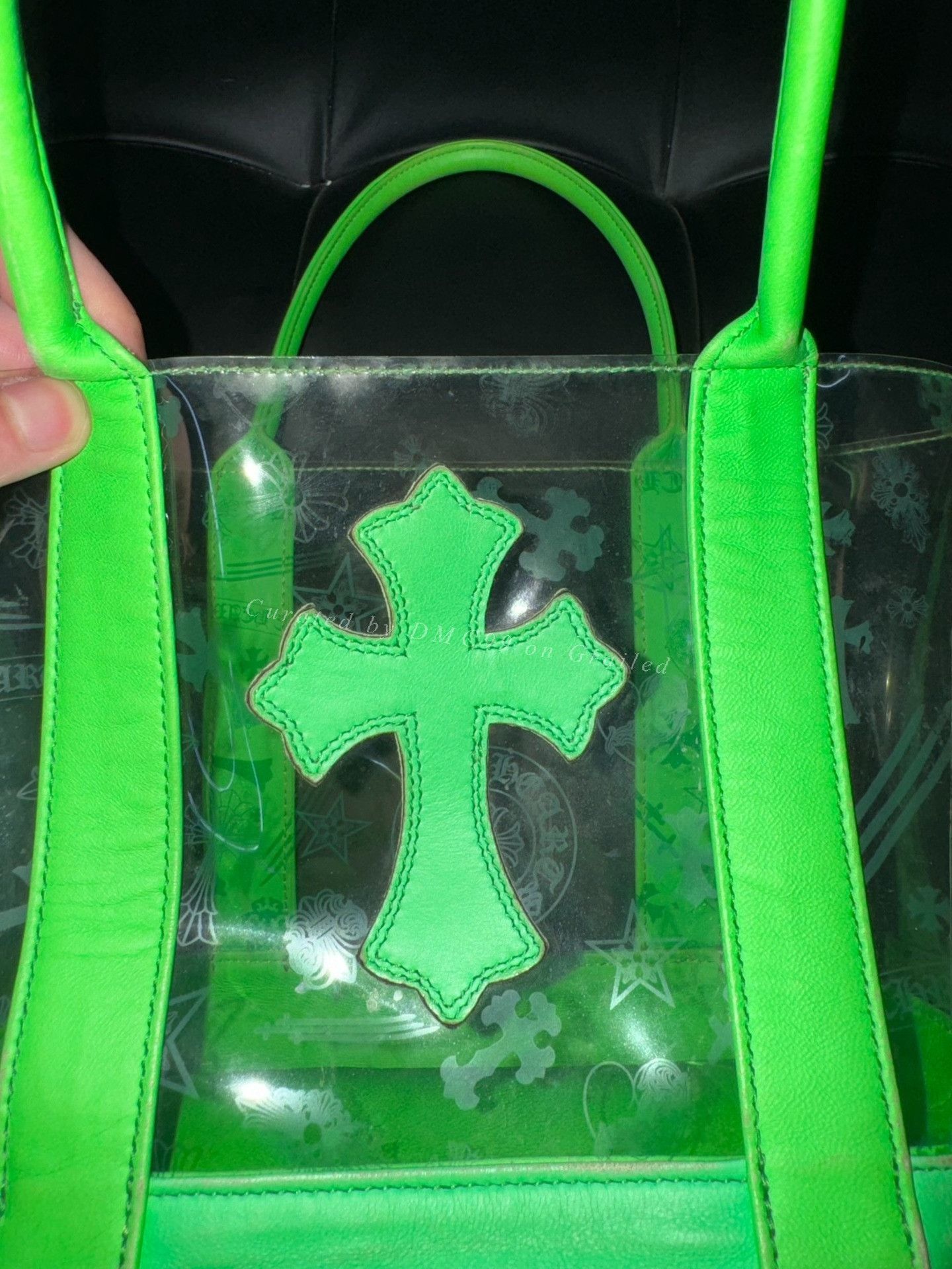 Chrome Hearts Chrome Hearts Green PVC Tote Bag Size ONE SIZE - 2 Thumbnail