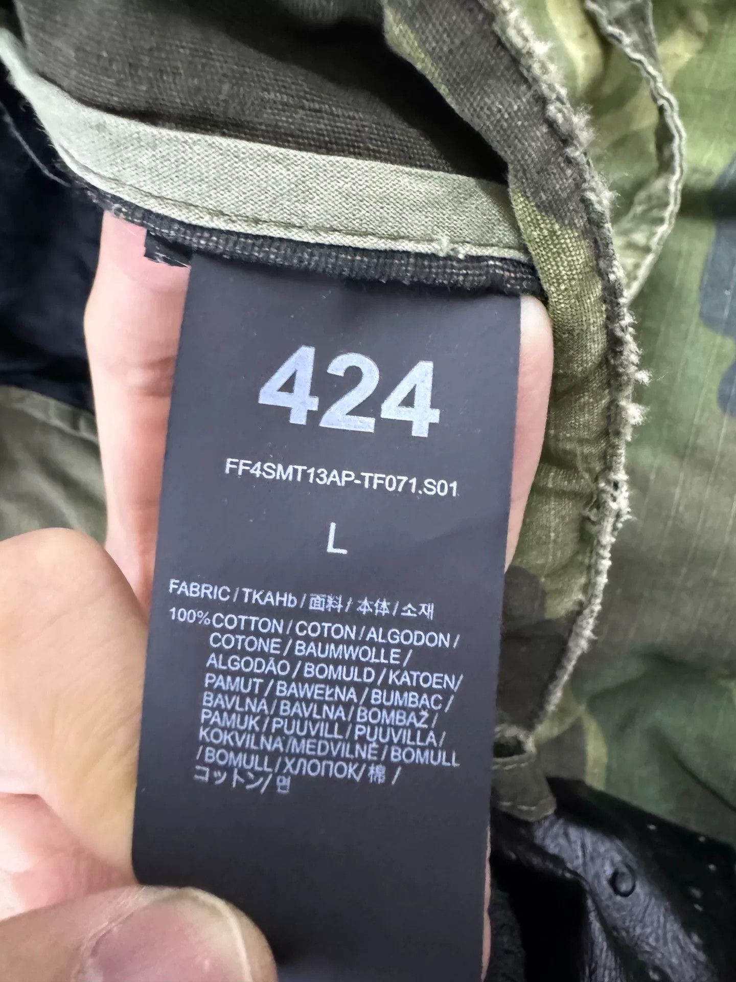 424 424inc Camo Shorts Size US 30 / EU 46 - 4 Thumbnail