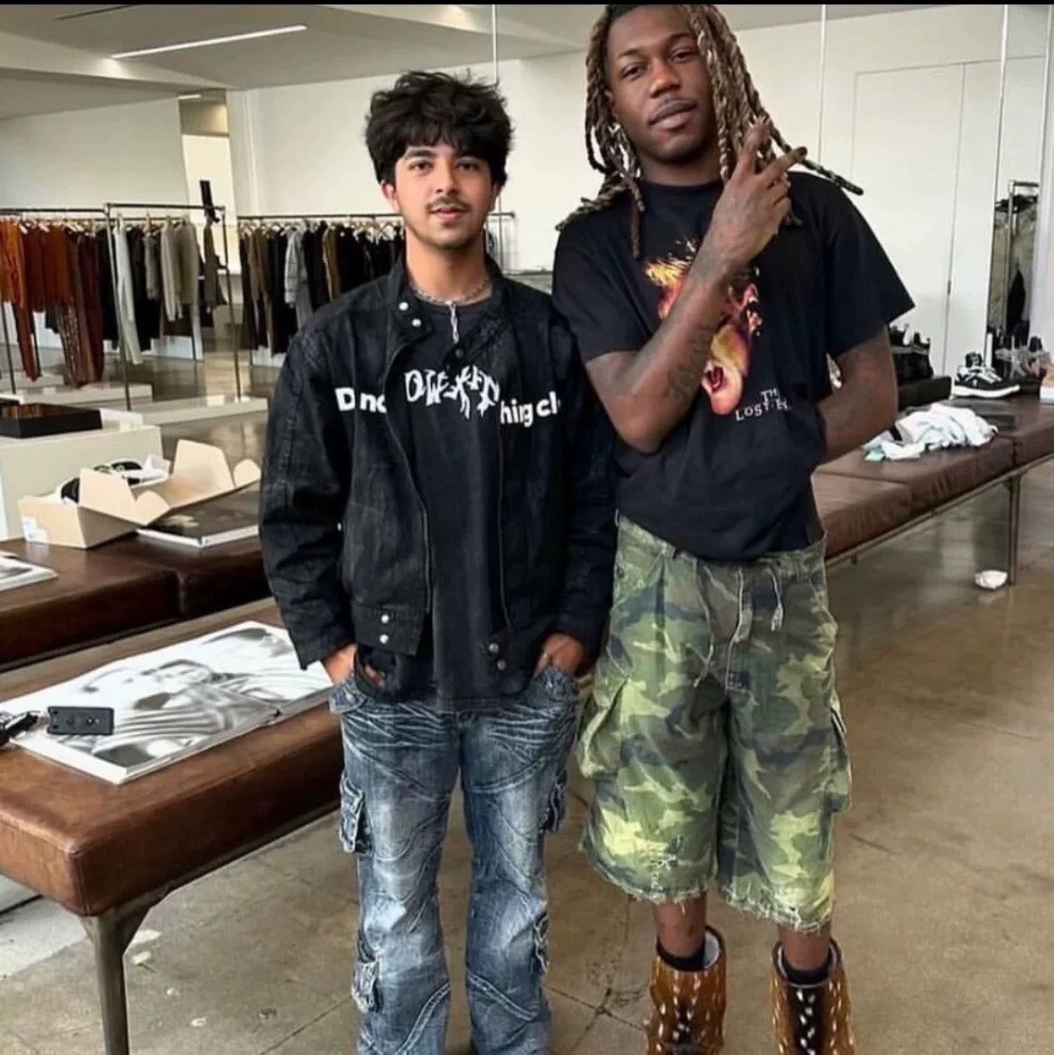 424 424inc Camo Shorts Size US 30 / EU 46 - 9 Thumbnail