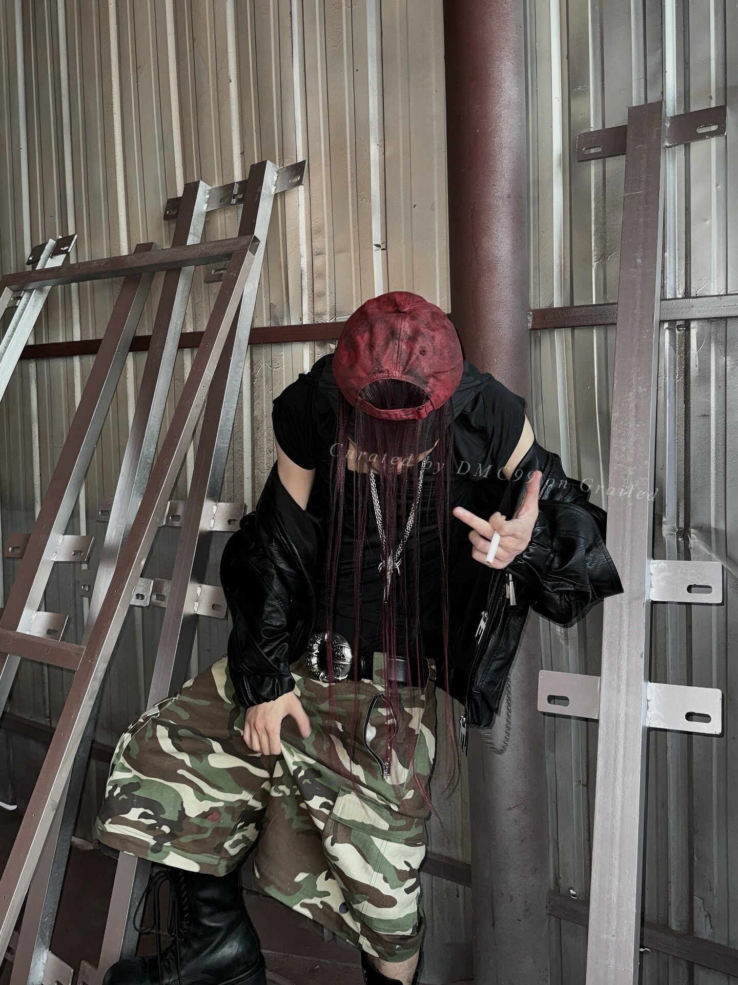 P.L.N. P.L.N Red Waxed Brush Cap Size ONE SIZE - 6 Thumbnail