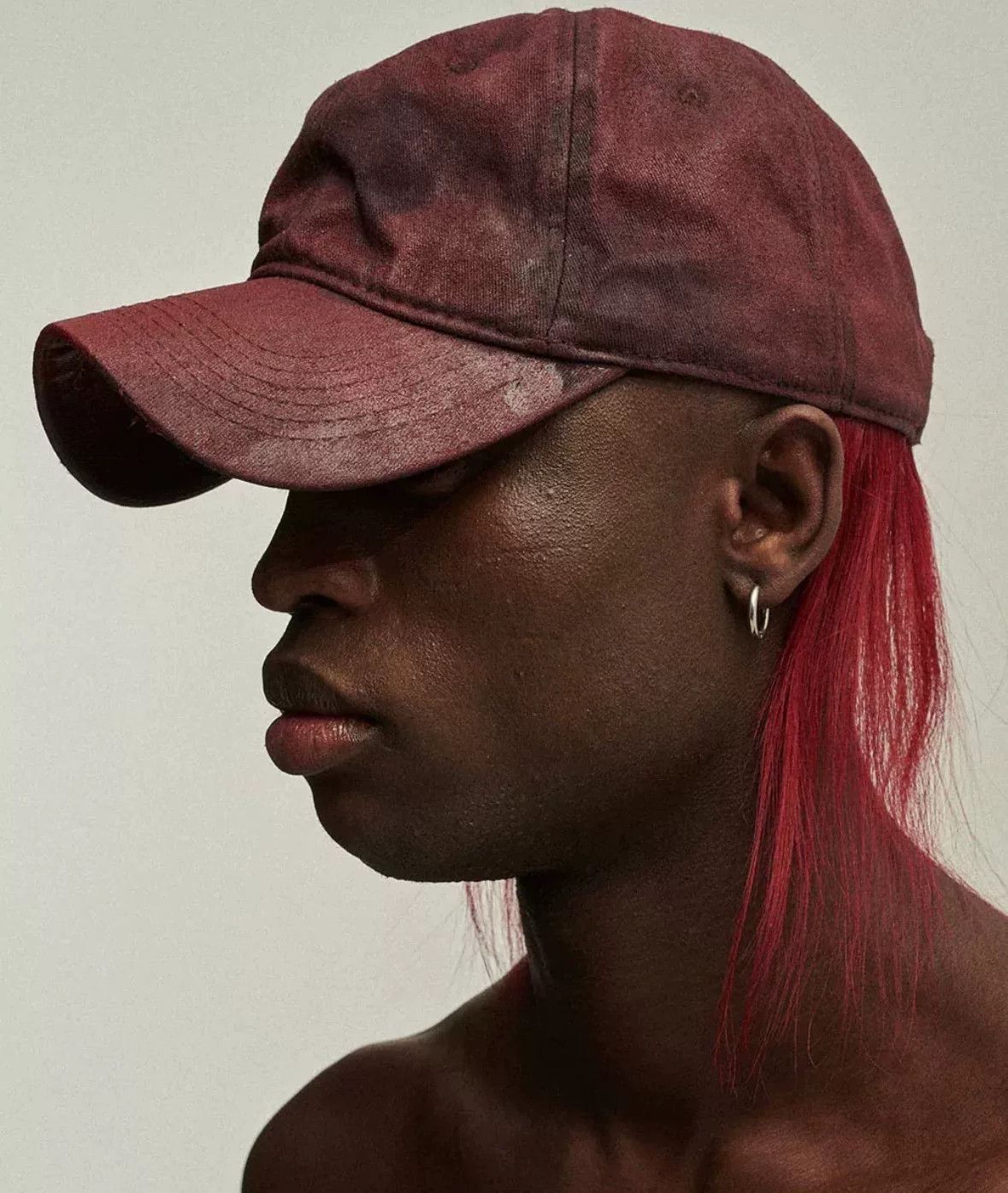 P.L.N. P.L.N Red Waxed Brush Cap Size ONE SIZE - 3 Thumbnail