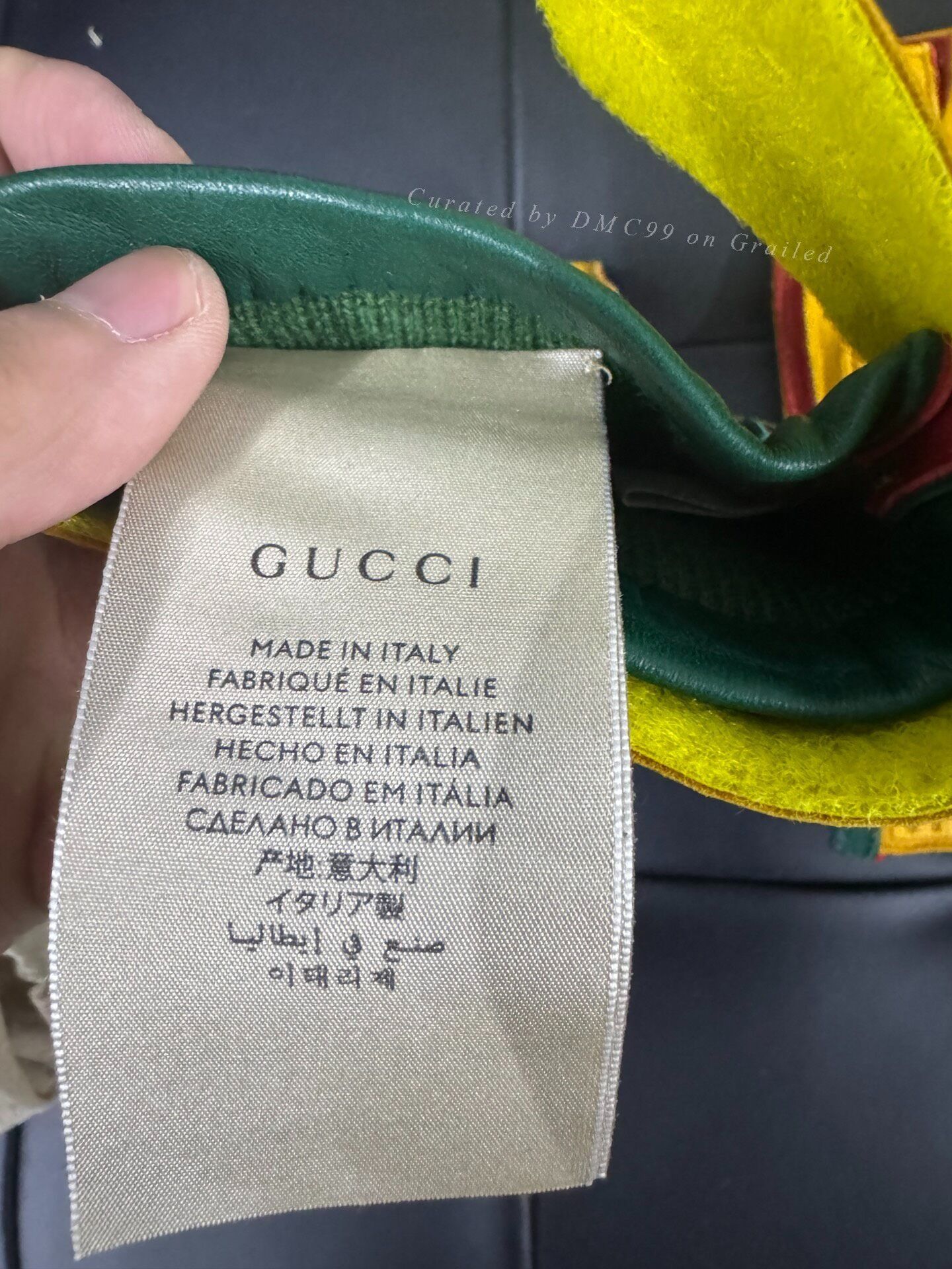 Gucci Gucci x adidas Motorcycle Leather Gloves Size ONE SIZE - 4 Thumbnail