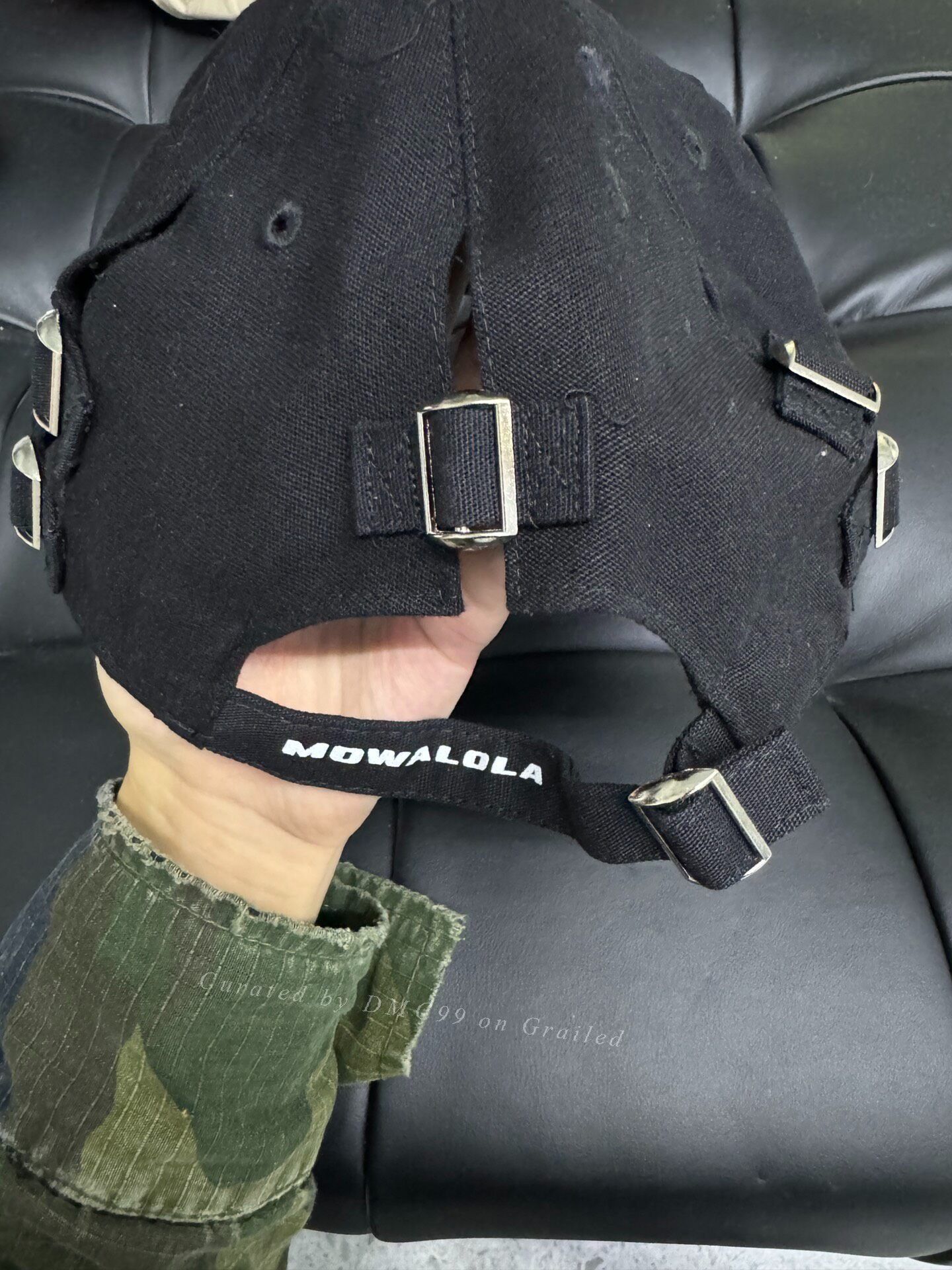 Mowalola Mowalola 24SS Black Number 3 Buckle Cap Size ONE SIZE - 3 Thumbnail