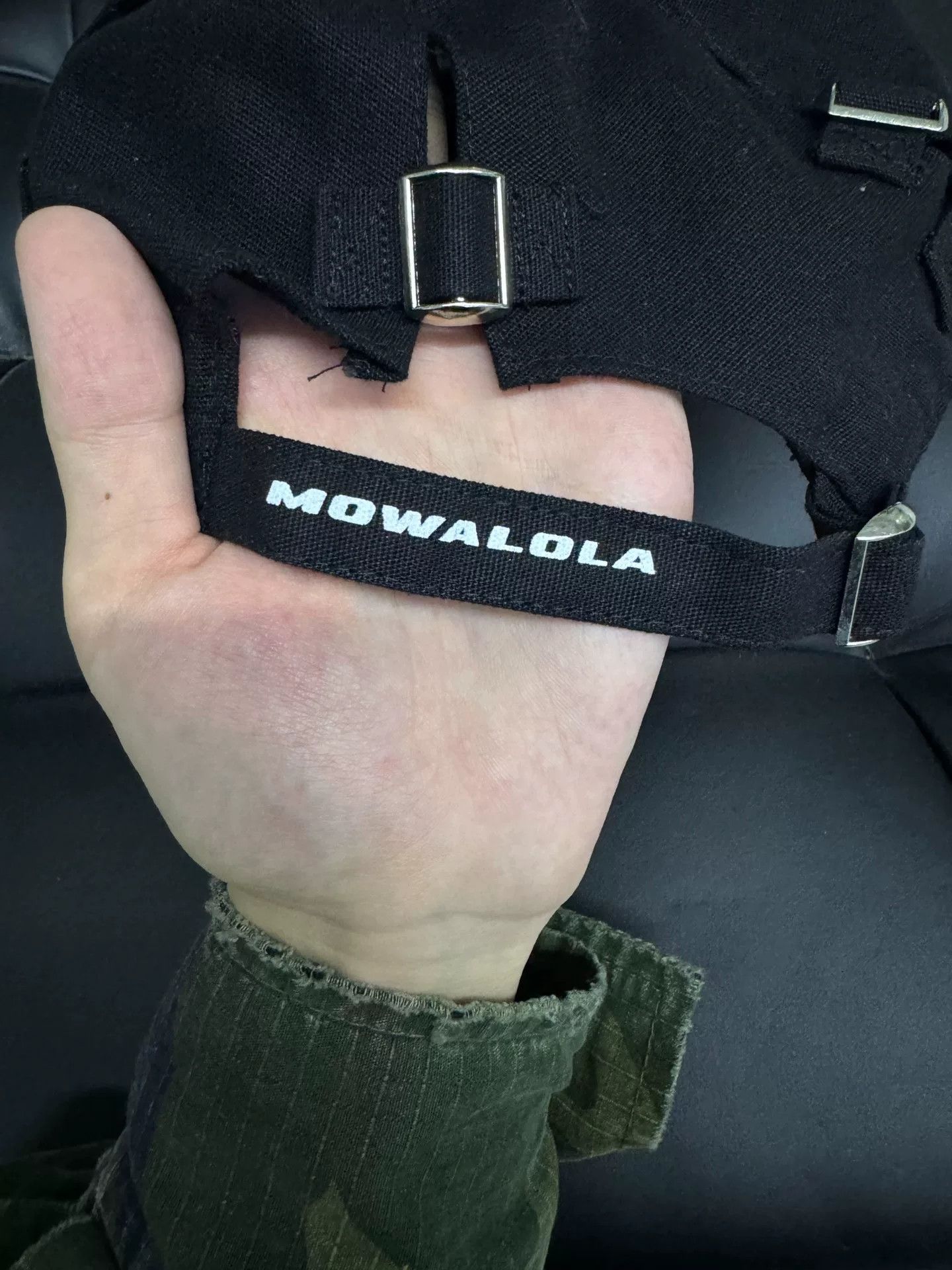 Mowalola Mowalola 24SS Black Number 3 Buckle Cap Size ONE SIZE - 4 Thumbnail