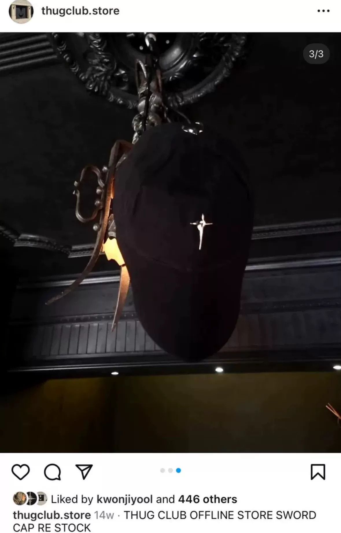 Thug Club Thug Club Holy Sword Hat Size ONE SIZE - 6 Thumbnail