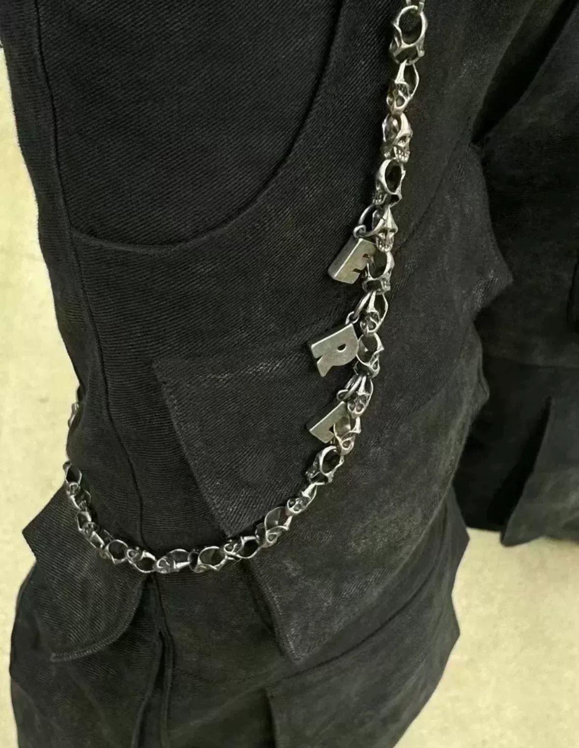 ERL ERL 24FW Skull Chain Wallet Detachable Size ONE SIZE - 6 Thumbnail
