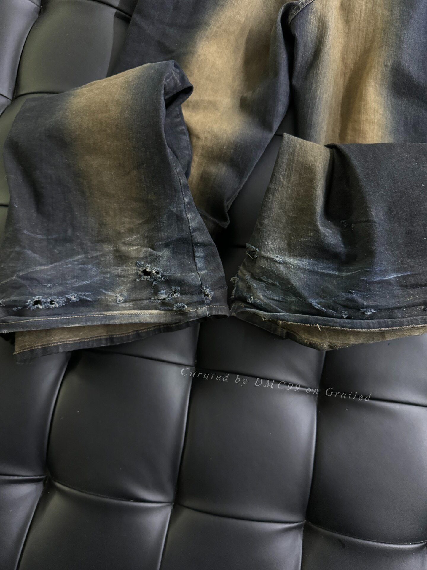 Rick Owens Drkshdw Rick Owens DRKSHDW Banana Gradient Denim Size US 32 / EU 48 - 3 Thumbnail