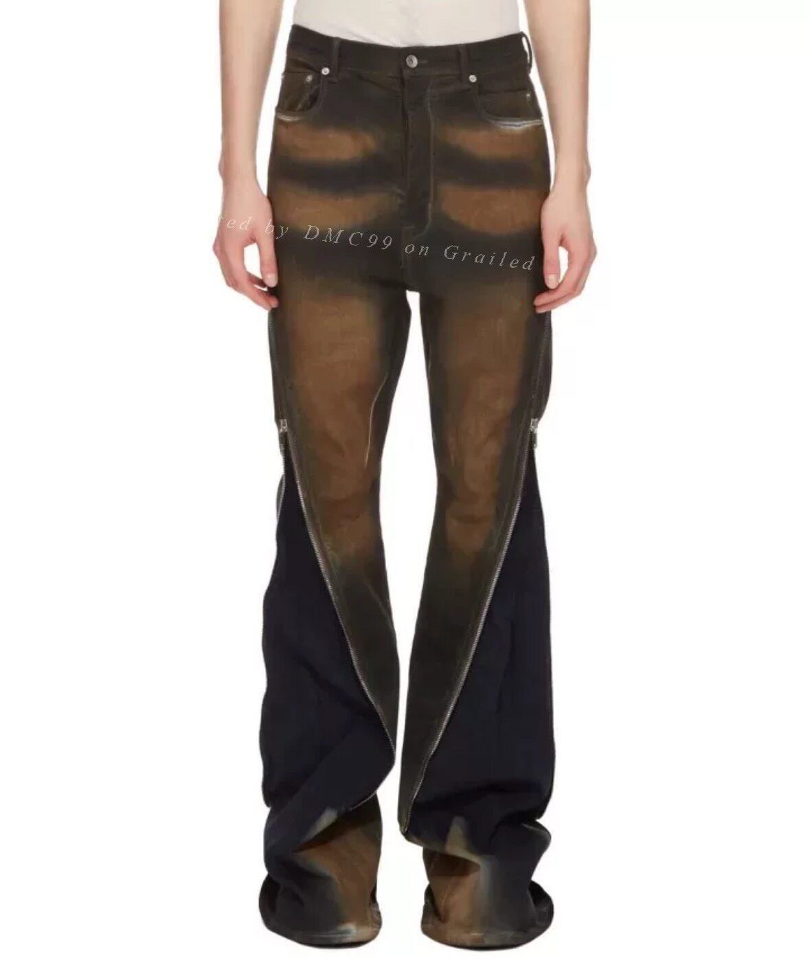 Rick Owens Drkshdw Rick Owens DRKSHDW Banana Gradient Denim Size US 32 / EU 48 - 5 Thumbnail