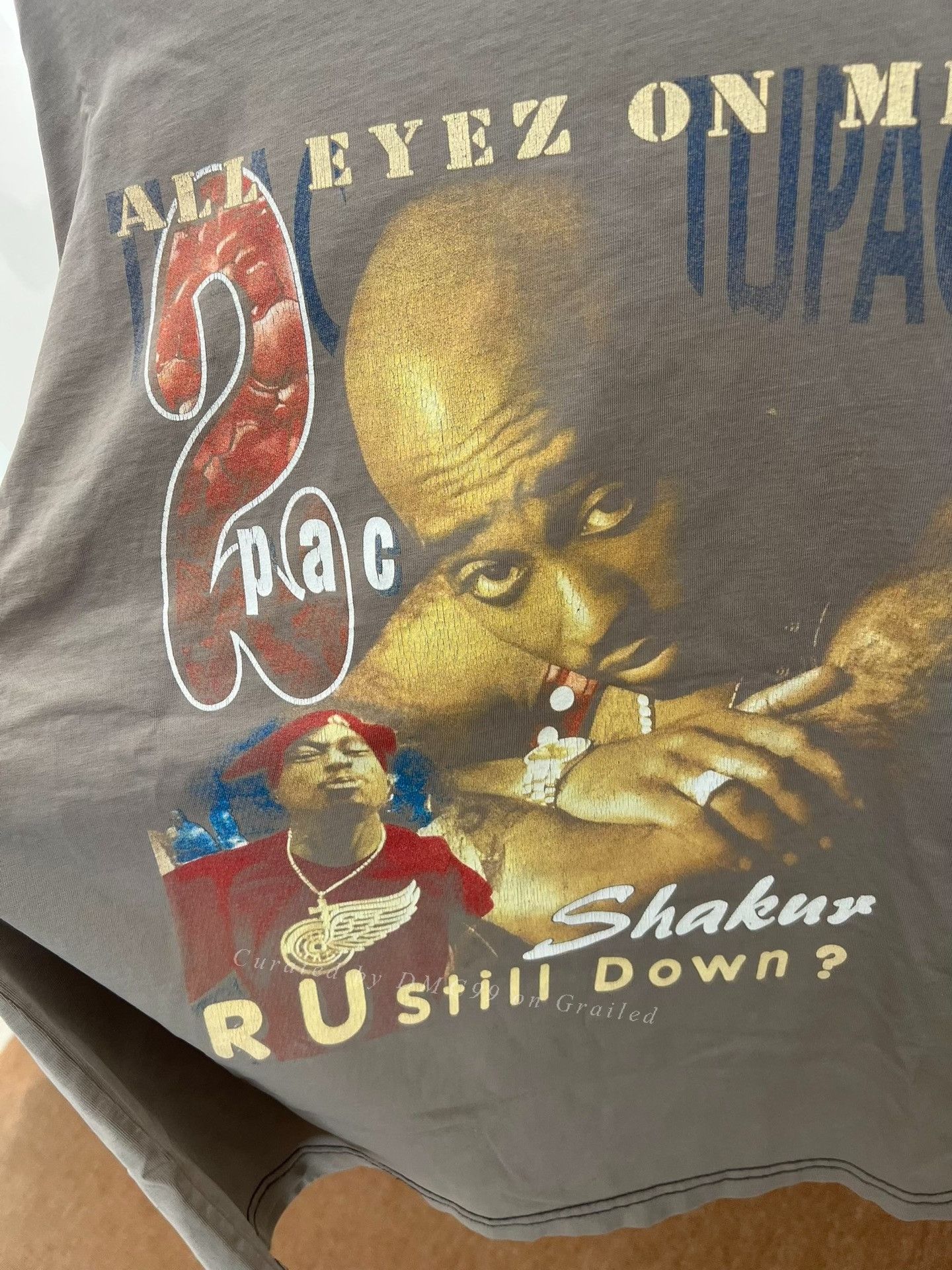 Other Vintage 90s Tuapc Bootleg Faded Rap Tee Size US M / EU 48-50 / 2 - 3 Thumbnail