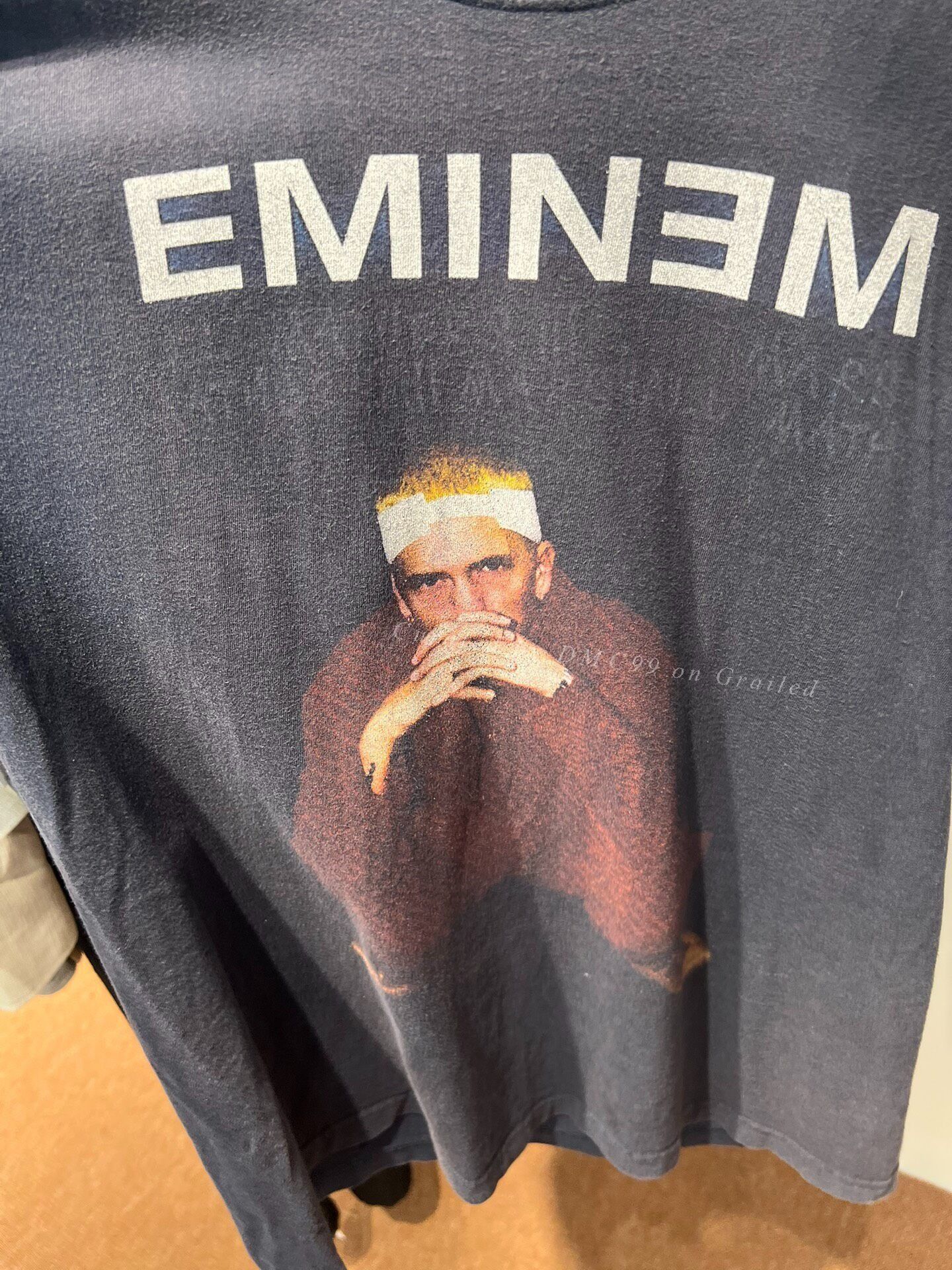 Other Vintage 90s Eminem Hanes T-Shirt Size US M / EU 48-50 / 2 - 3 Thumbnail