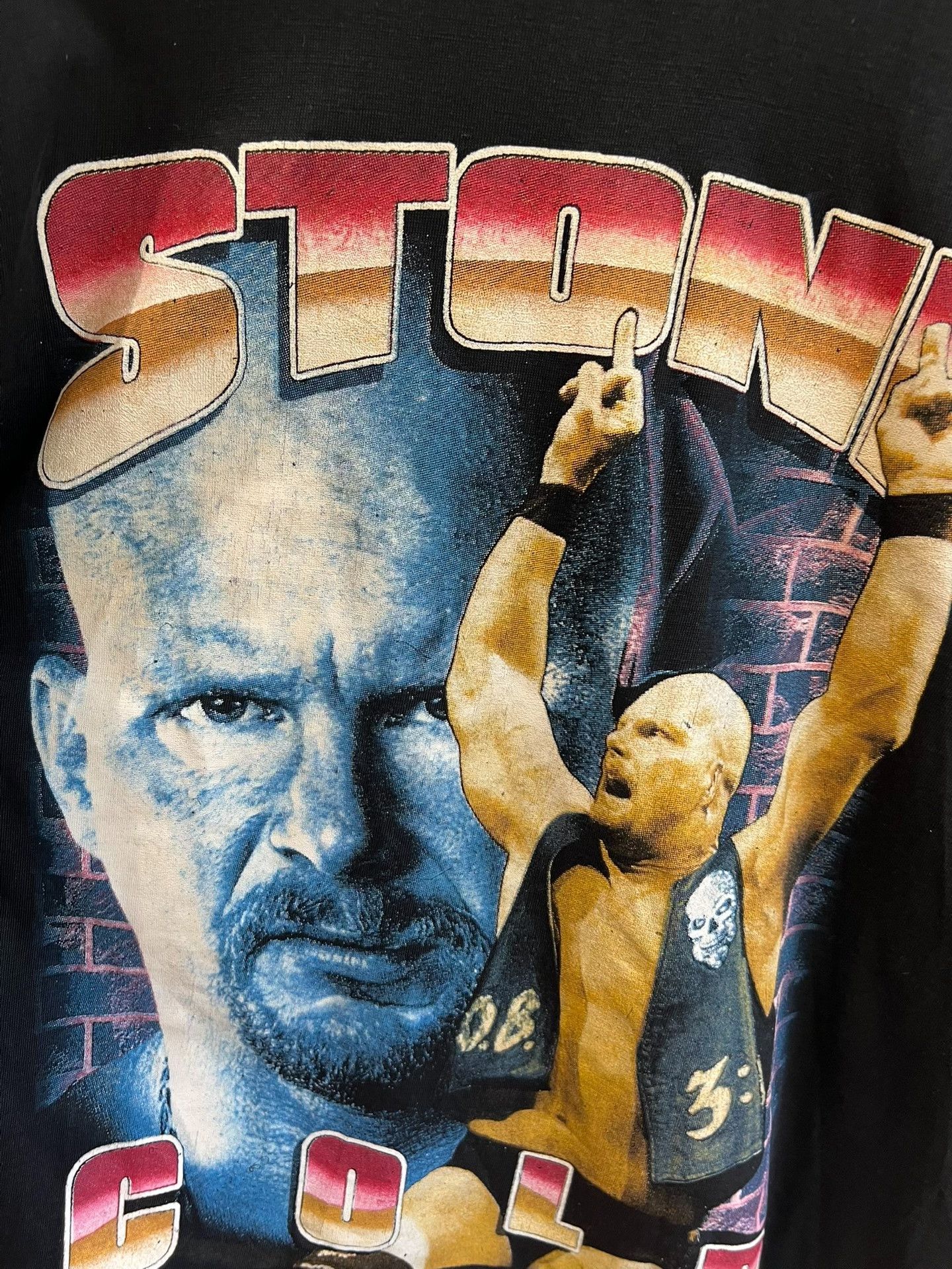 Other Vintage 90s Stone Cold Austin WWE Tee Size US XXL / EU 58 / 5 - 4 Thumbnail