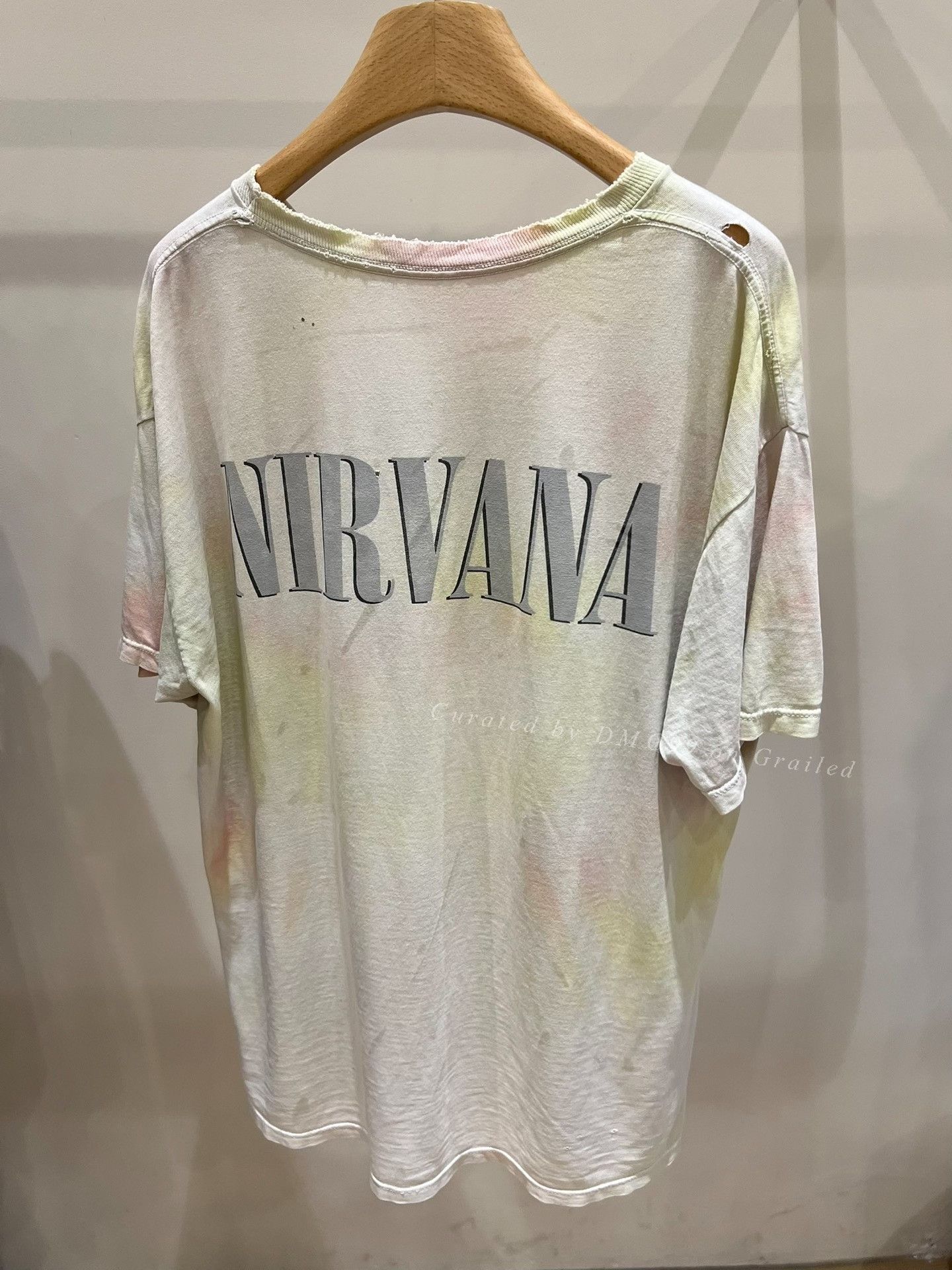 Other Vintage Nirvana 1996 Tie-Dye Distressed Tee Size US M / EU 48-50 / 2 - 2 Thumbnail