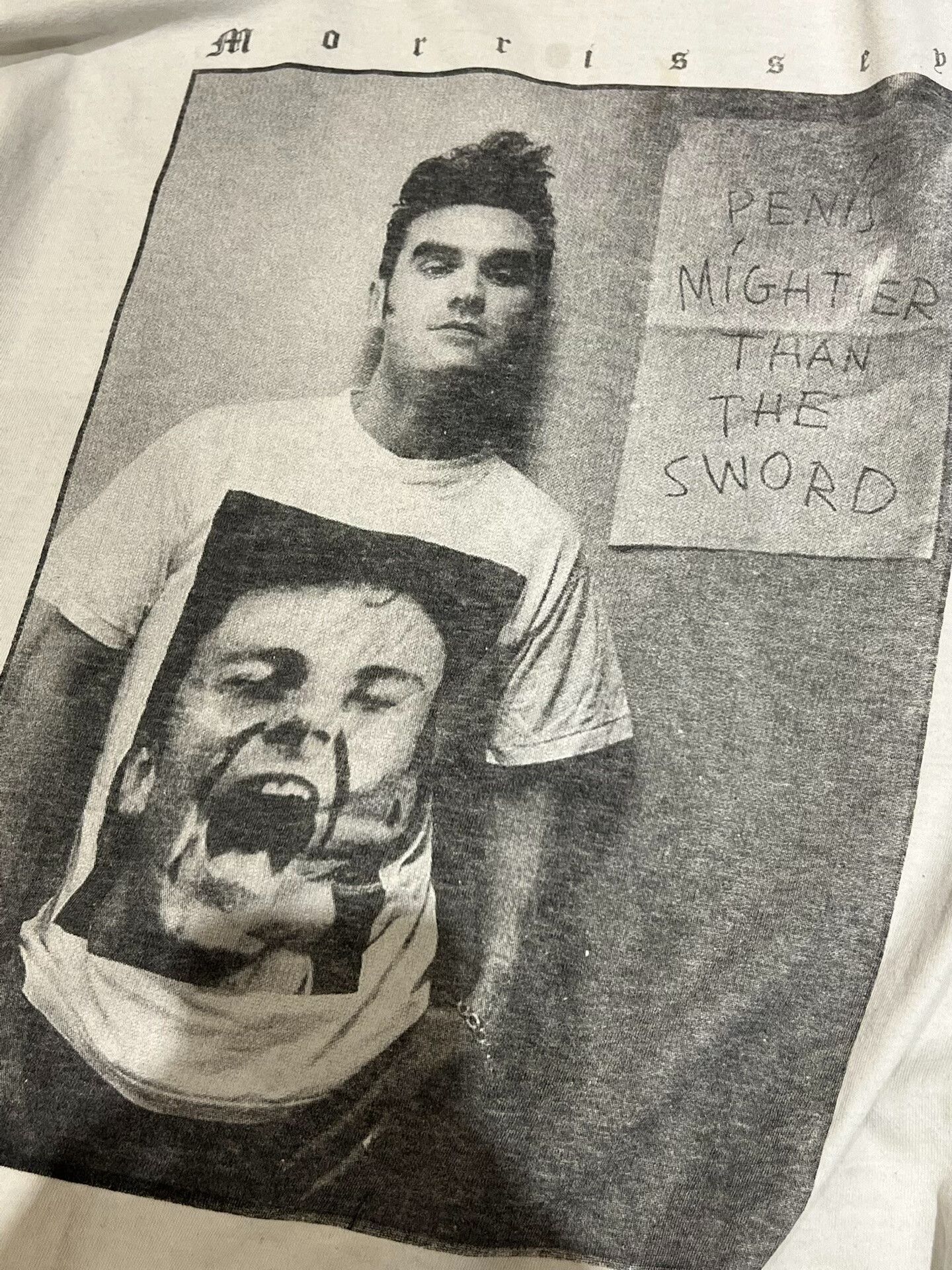 Other Morrissey Vintage Rock Graphic Tee Size US M / EU 48-50 / 2 - 2 Thumbnail
