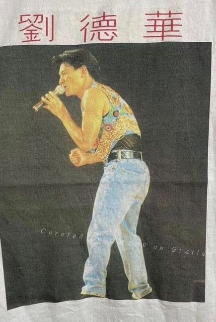 Other Vintage 1990 Andy Lau Men's T-Shirt Size US M / EU 48-50 / 2 - 2 Thumbnail