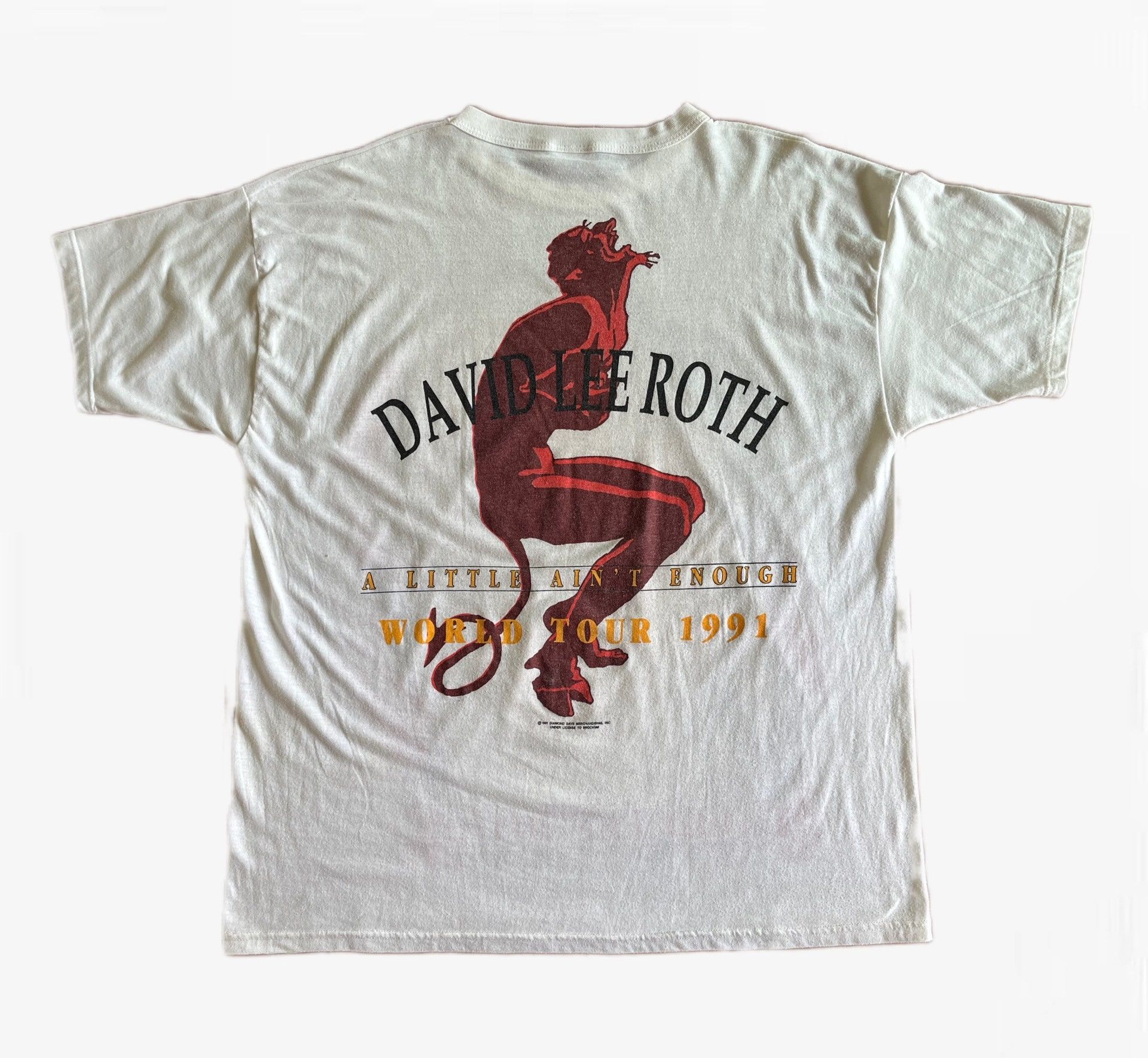 Other Vintage 1991 David Lee Roth Tee Size US XXL / EU 58 / 5 - 2 Thumbnail