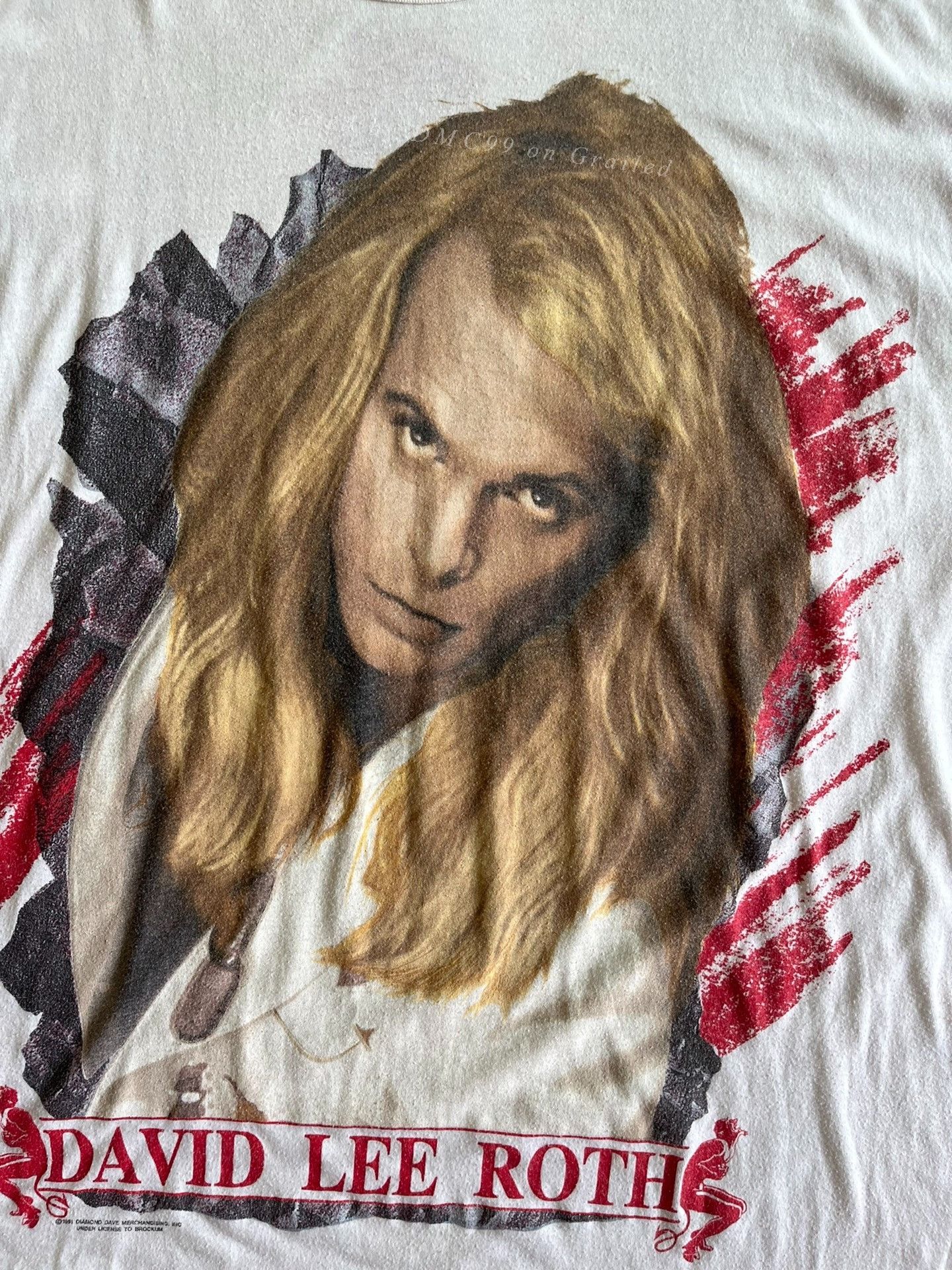 Other Vintage 1991 David Lee Roth Tee Size US XXL / EU 58 / 5 - 6 Thumbnail