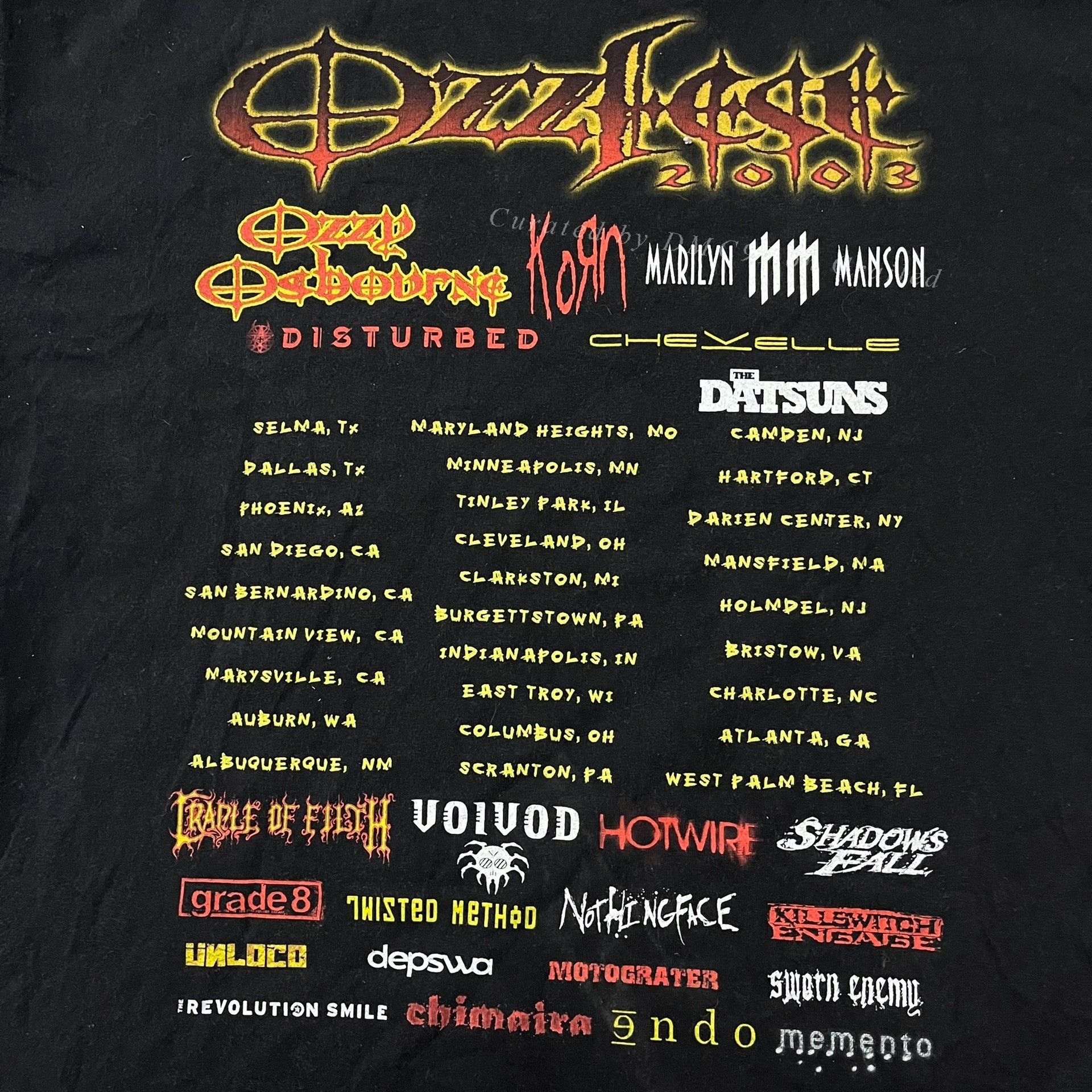 Other Vintage Ozzfest 2003 Billy Shirt Size US M / EU 48-50 / 2 - 3 Thumbnail