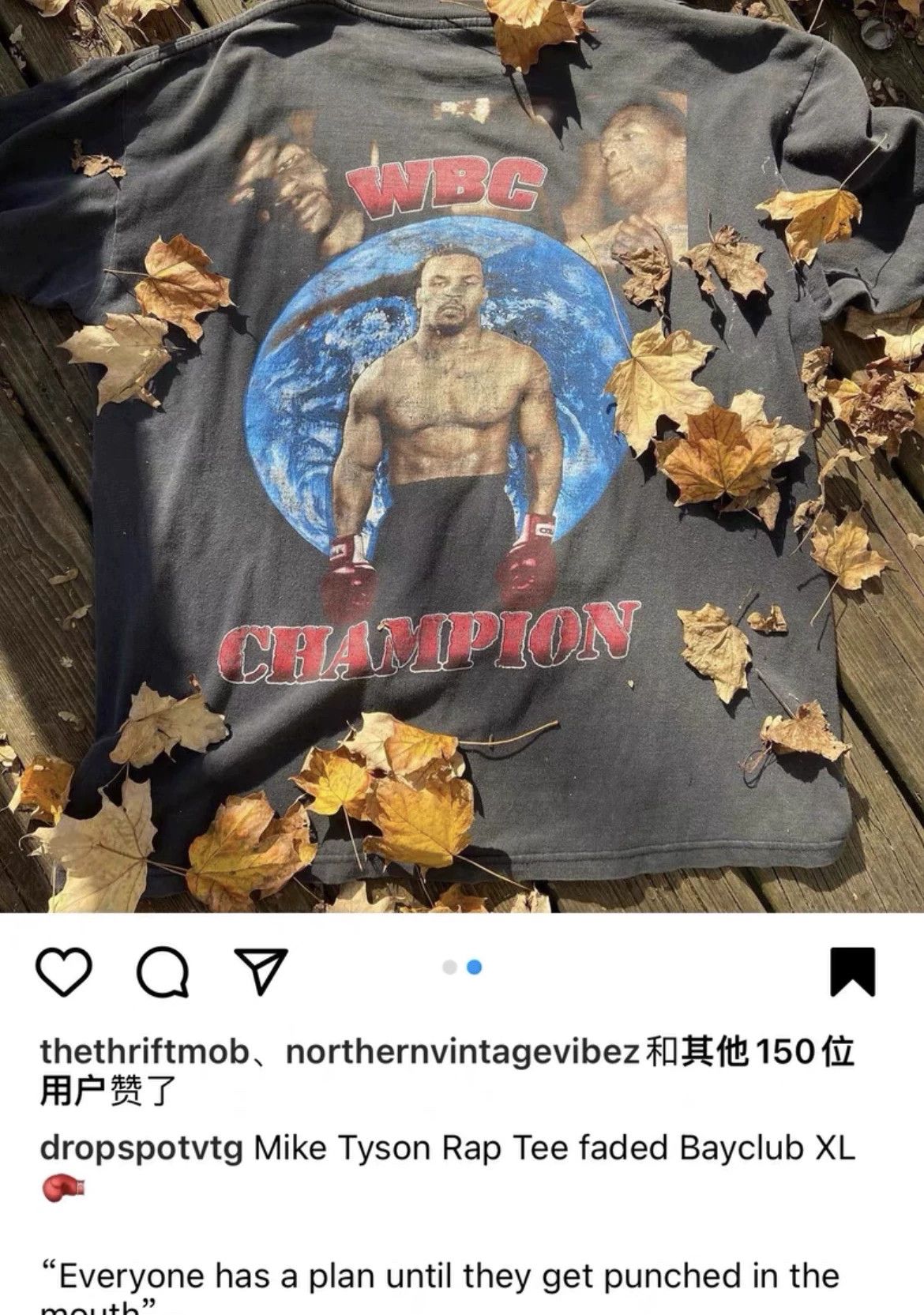 Other Mike Tyson 90s Vintage Rap Tee Size US M / EU 48-50 / 2 - 6 Thumbnail